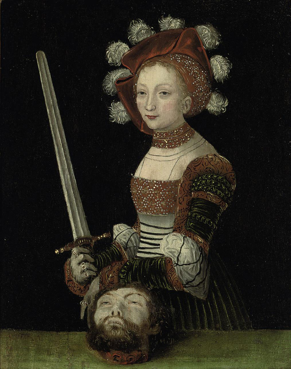 Lucas Cranach The Younger — Юдифь с головой Олоферна