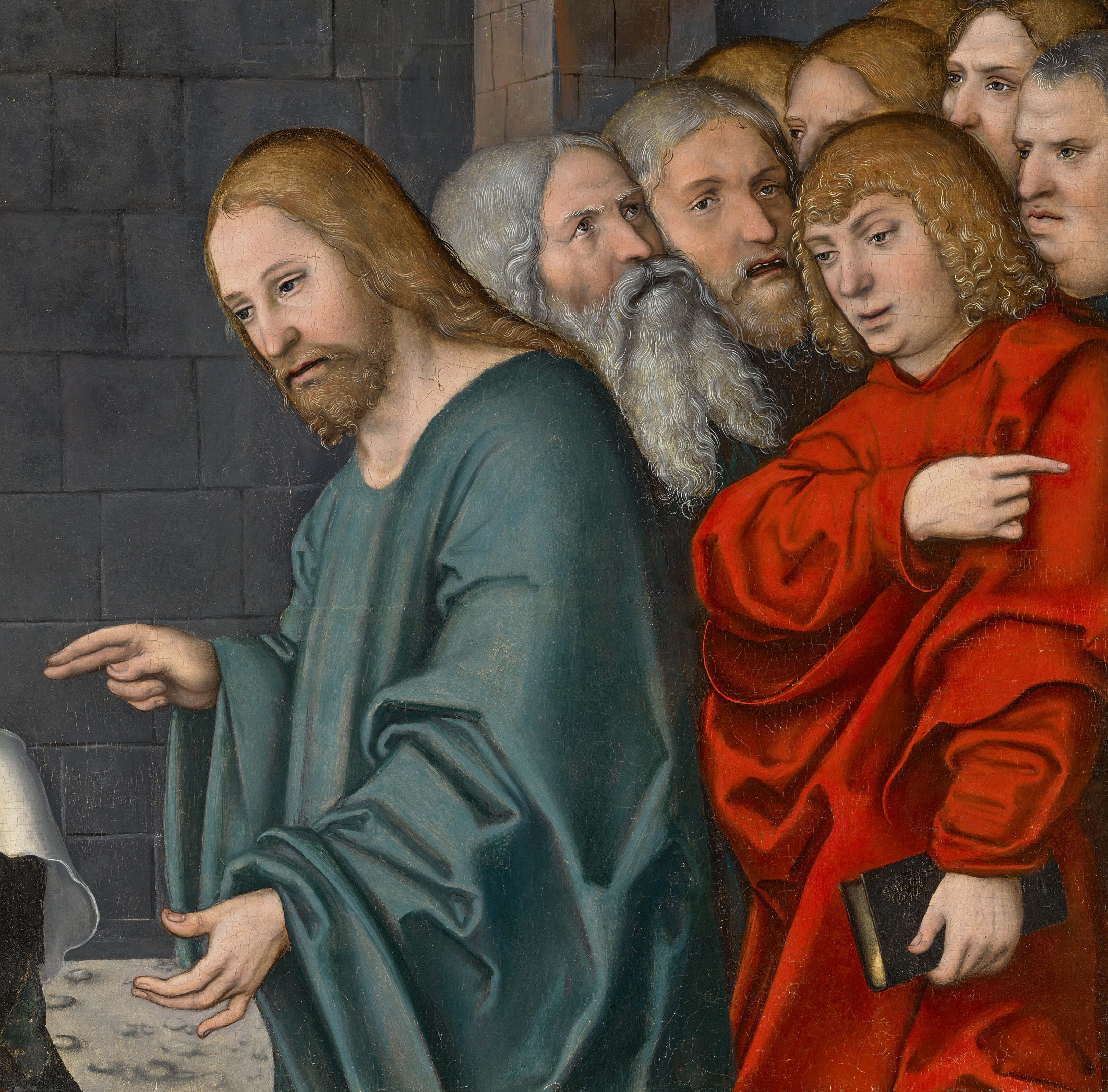 Lucas Cranach The Younger — Воскрешение Лазаря
