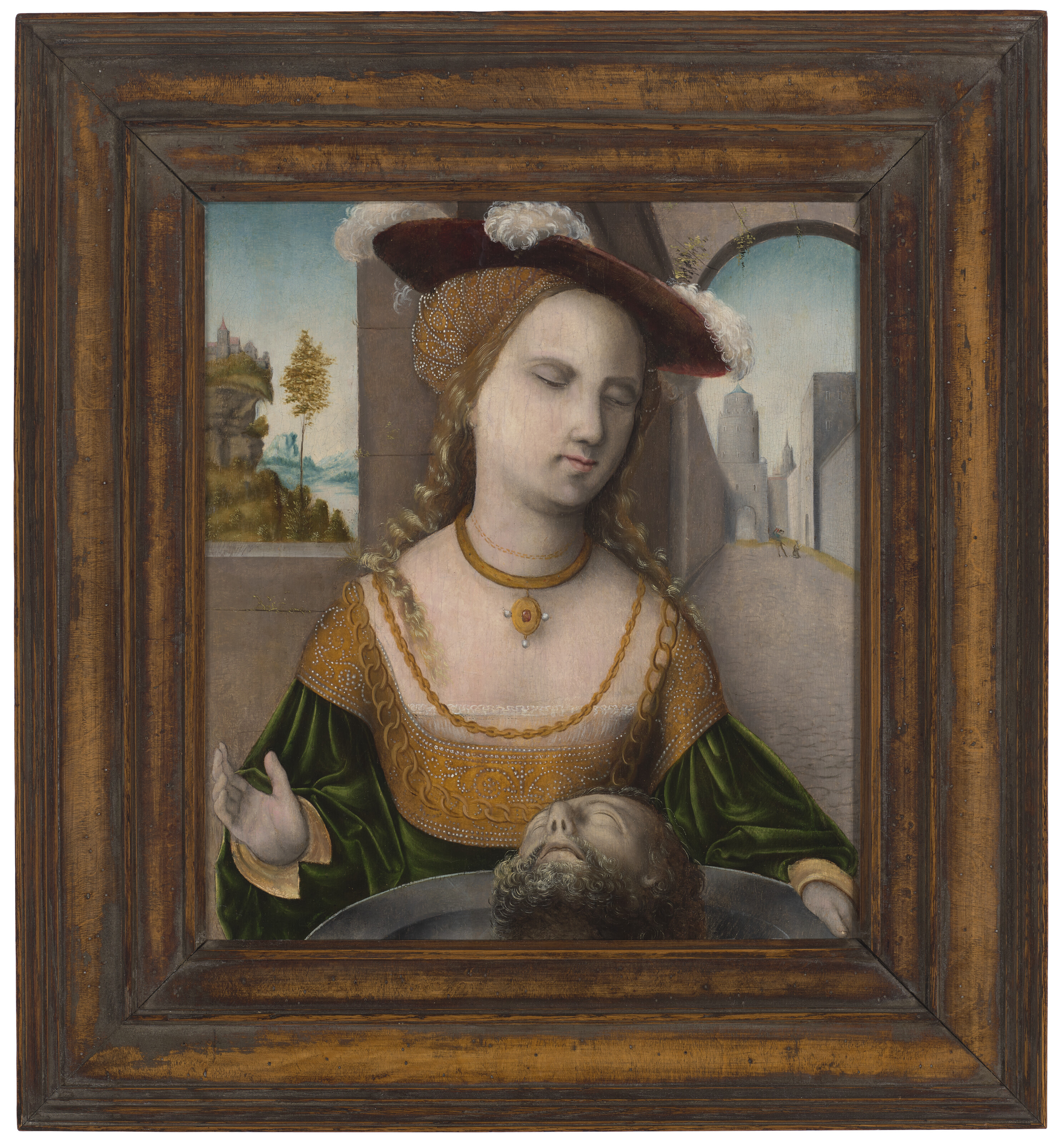 Lucas Cranach The Younger — Саломея с головой святого Иоанна Крестителя
