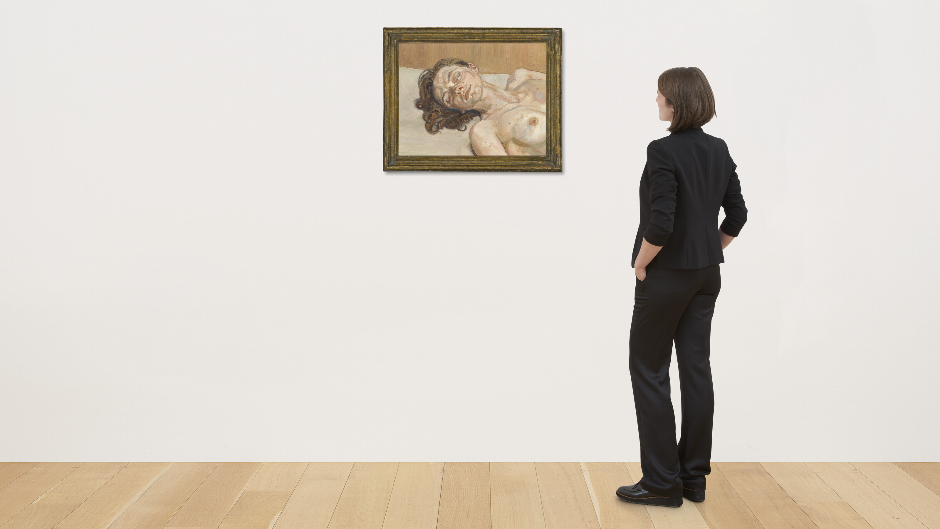 Lucian Freud — Девушка с закрытыми глазами, изображение 2
