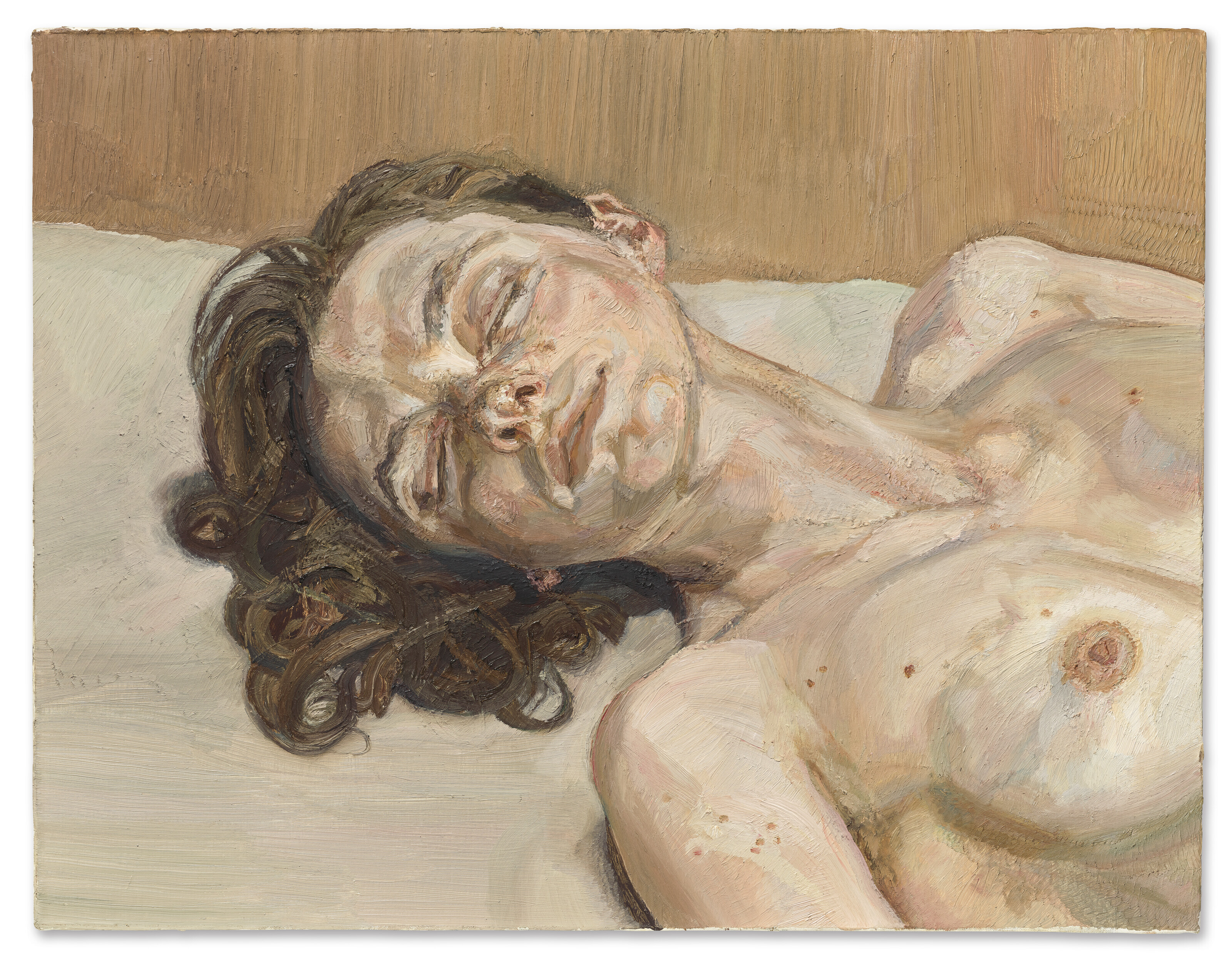 Lucian Freud — Девушка с закрытыми глазами, изображение 3