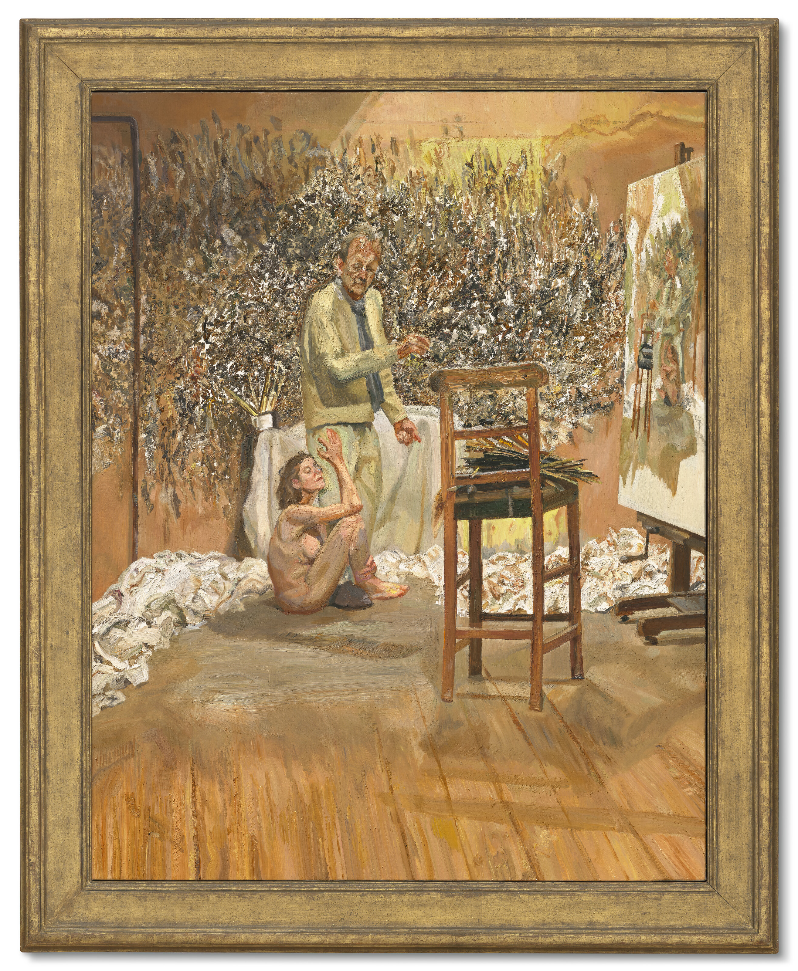 Lucian Freud — Художник застигнут врасплох обнаженной поклонницей, изображение 2