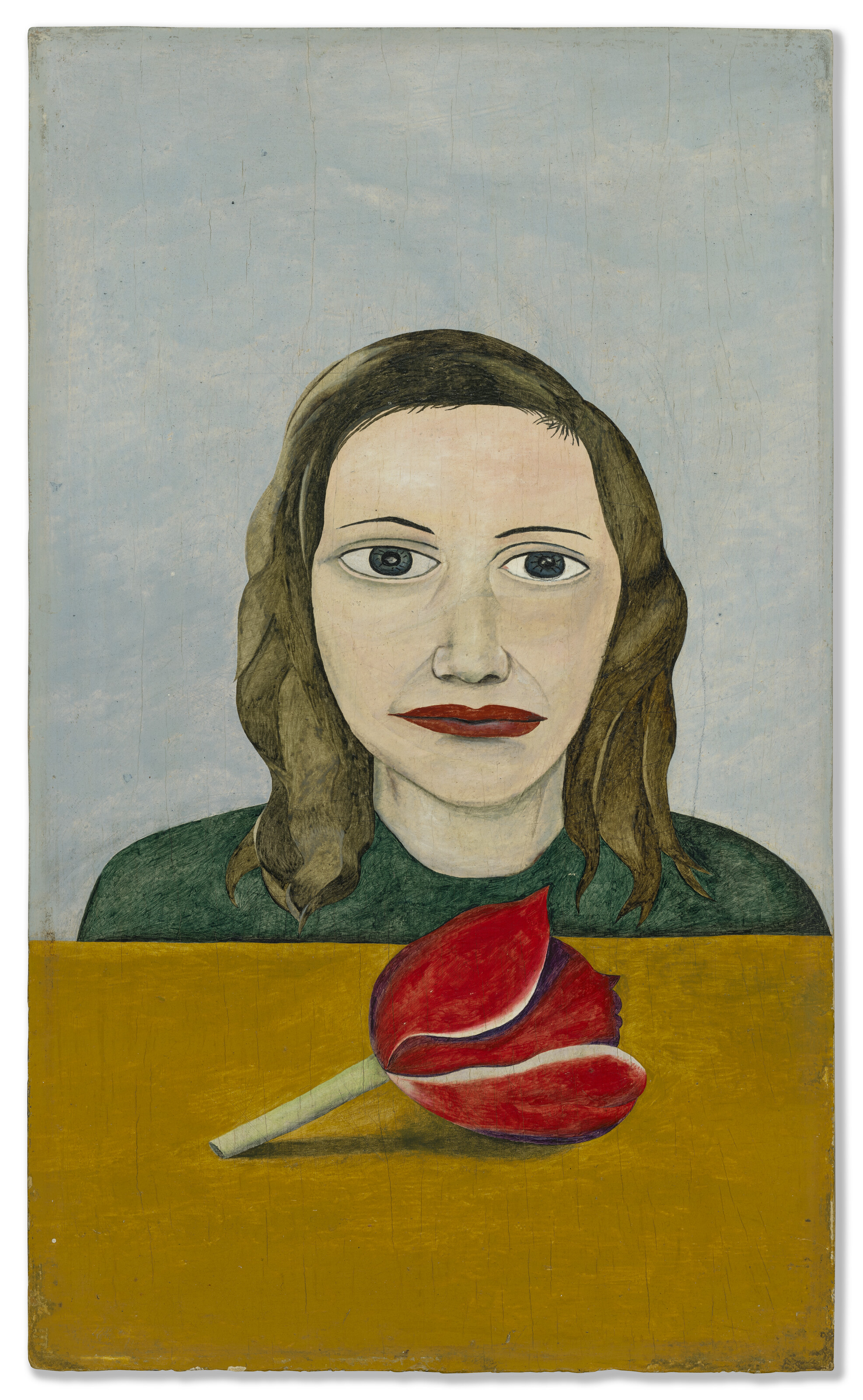 Lucian Freud — Женщина с тюльпаном, изображение 2