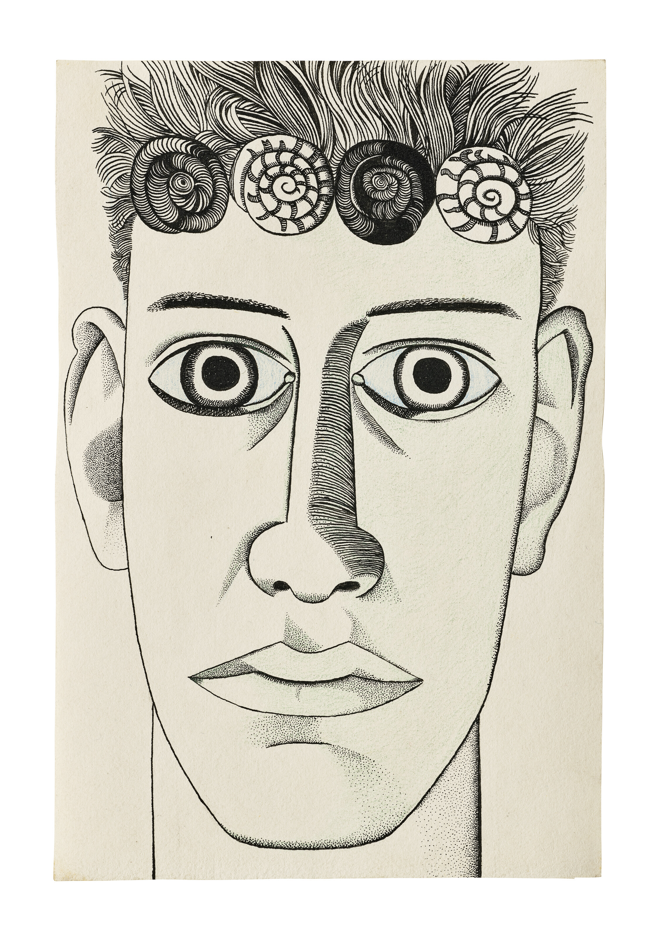 Lucian Freud — Мужчина (автопортрет), изображение 2