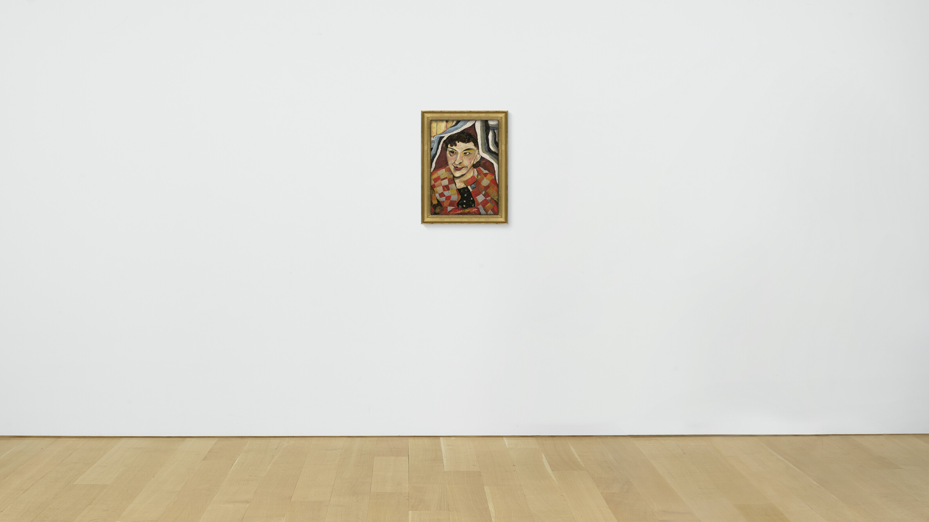 Lucian Freud — Женщина в разноцветном пальто, изображение 3