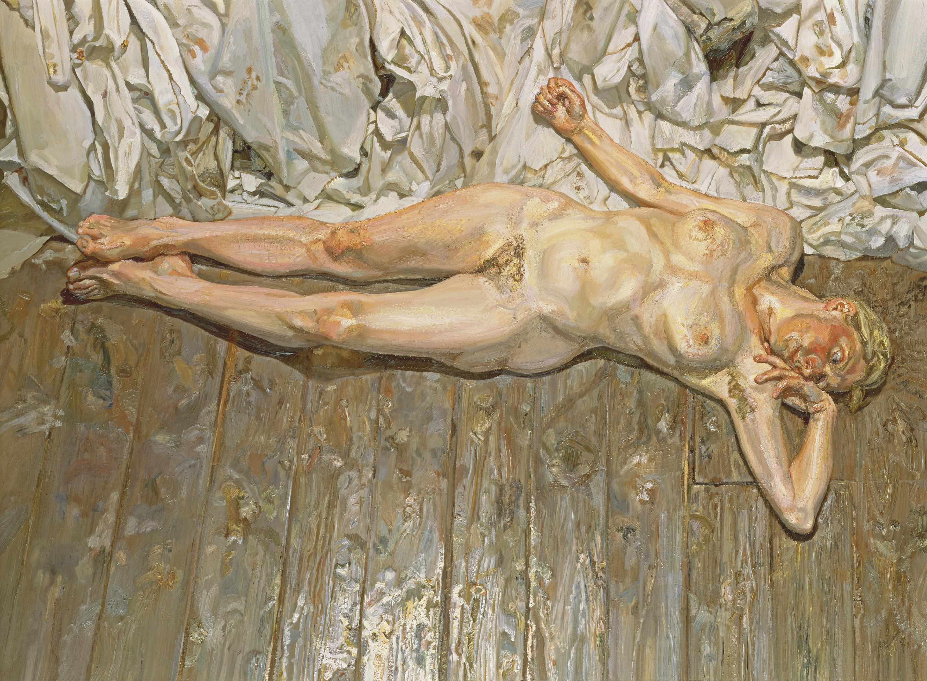 Lucian Freud — Голова и плечи девушки, изображение 2