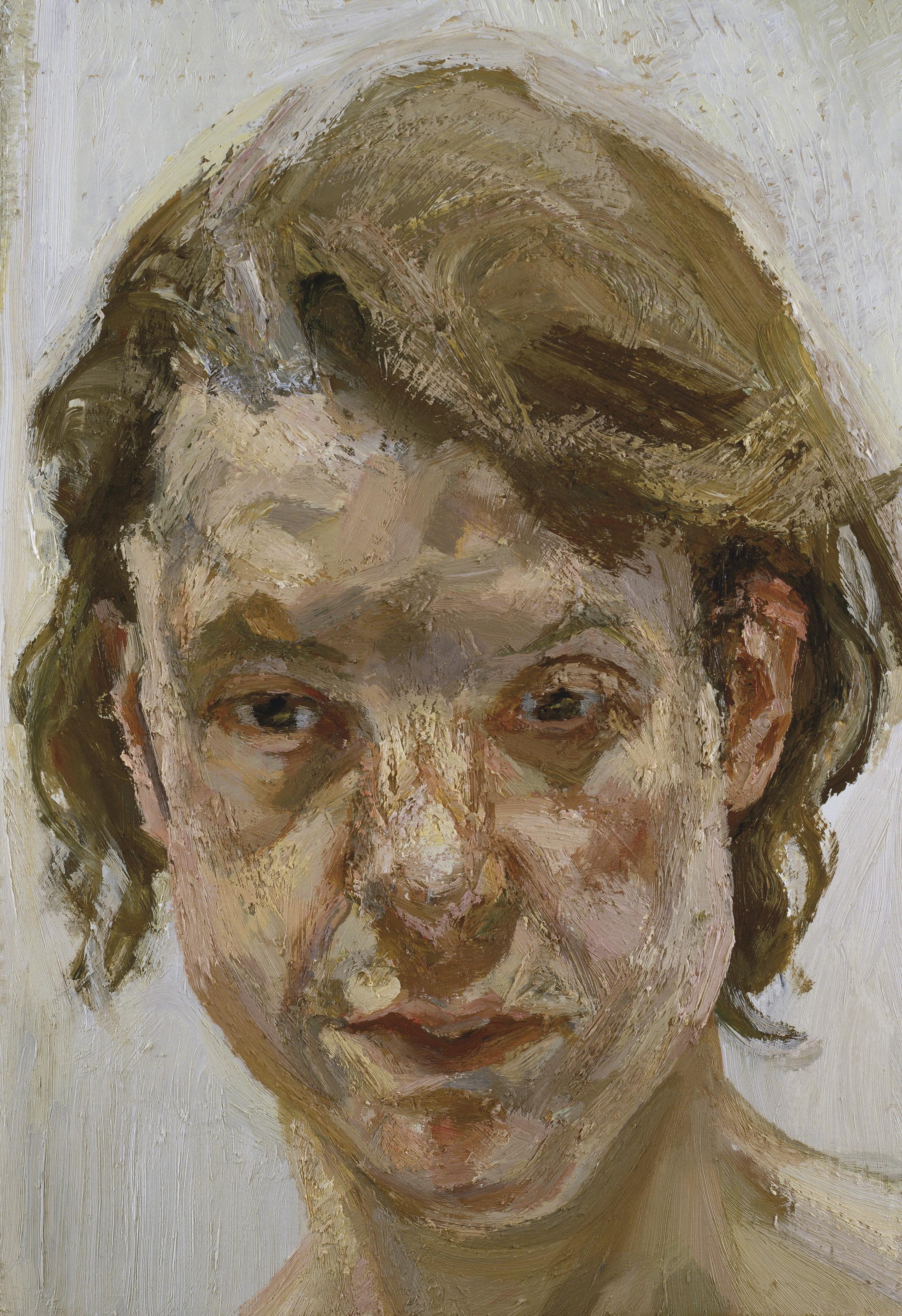 Lucian Freud — Голова обнаженной девушки, изображение 2