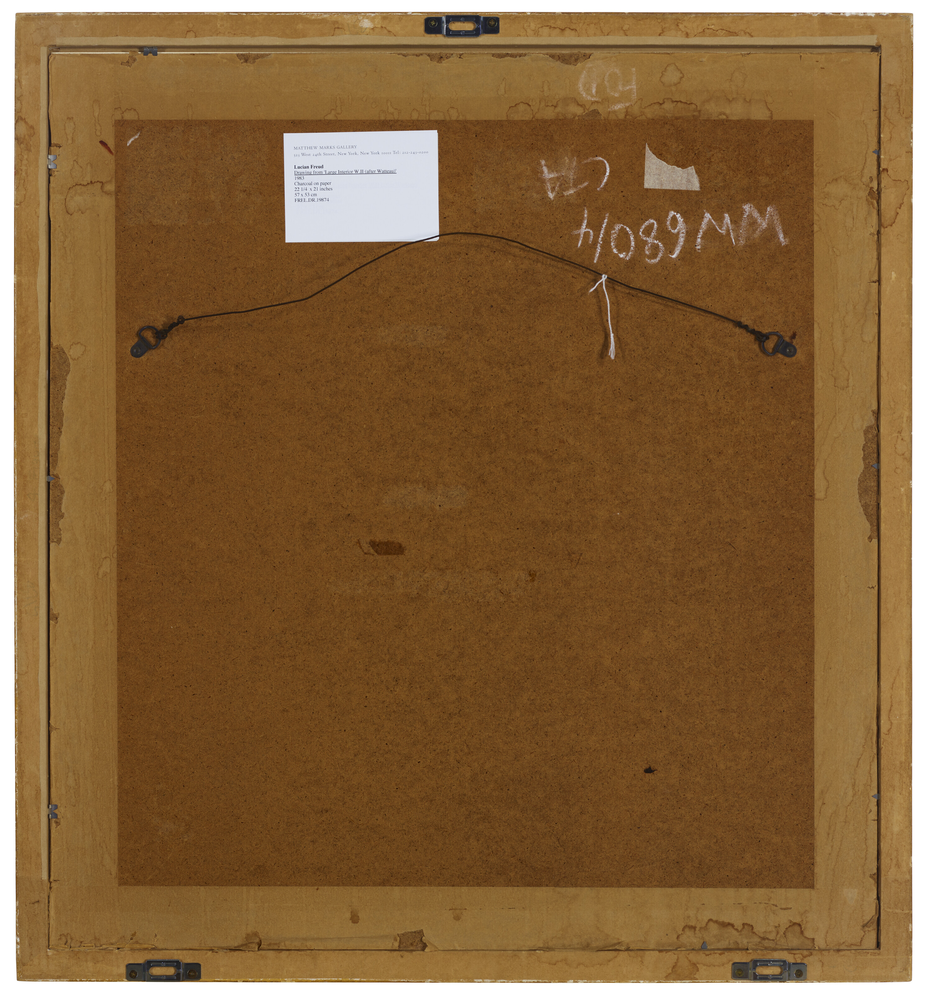 Lucian Freud — Рисунок из "Большого интерьера, W11 (в честь Ватто)", изображение 3