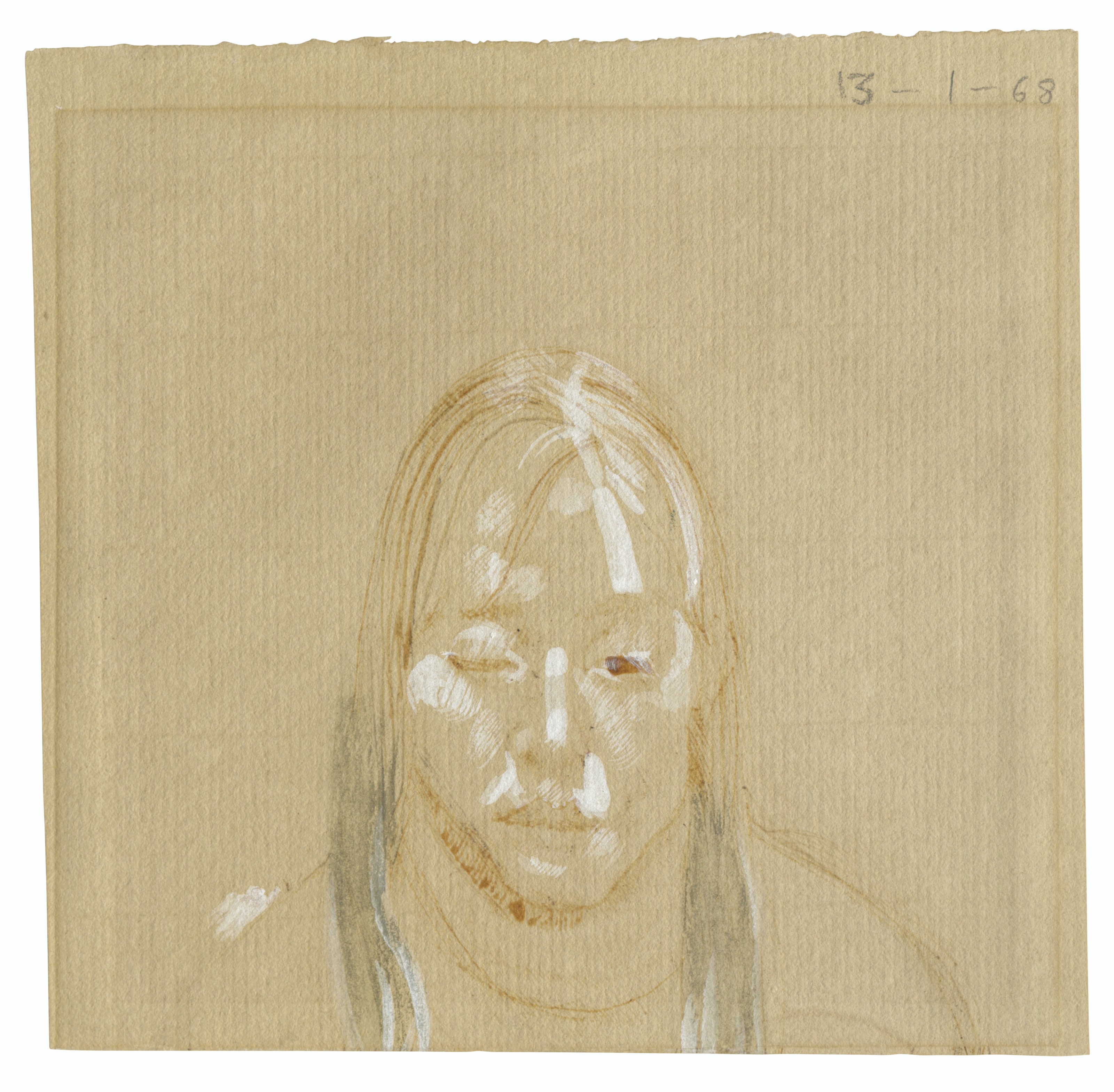 Lucian Freud — Голова девушки, изображение 2