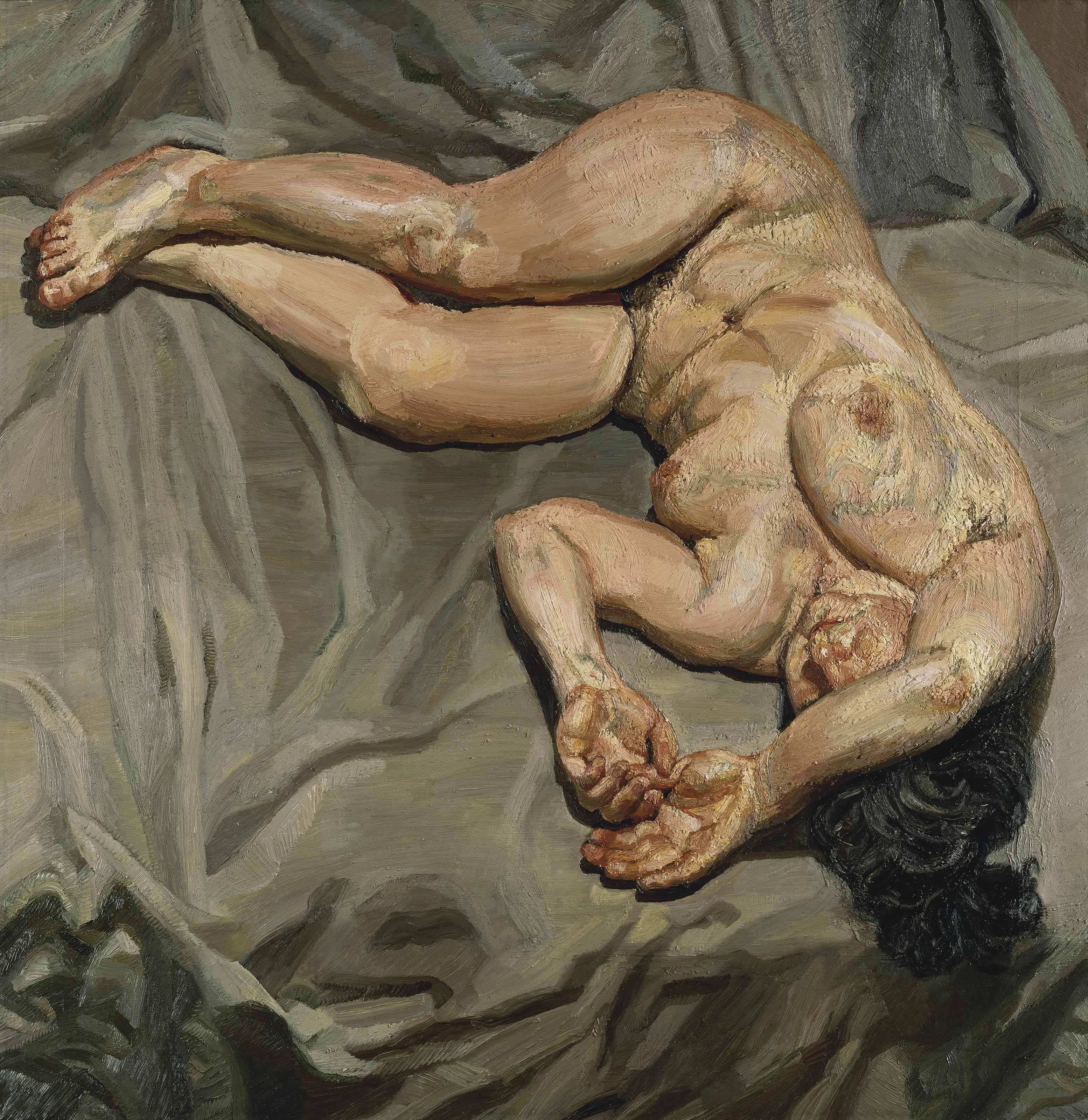 Lucian Freud — Женщина на кровати, изображение 2
