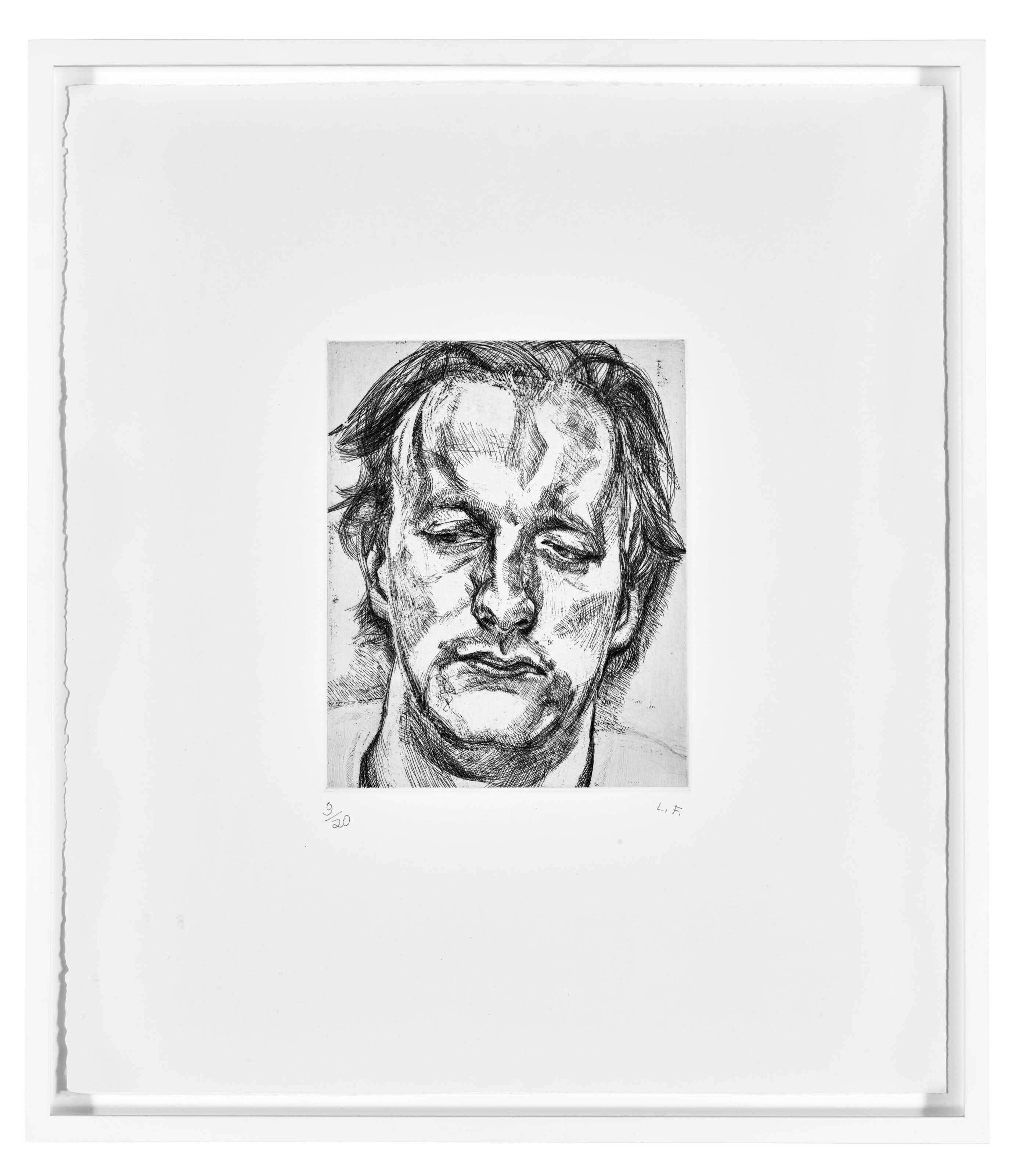 Lucian Freud — Голова мужчины, изображение 2