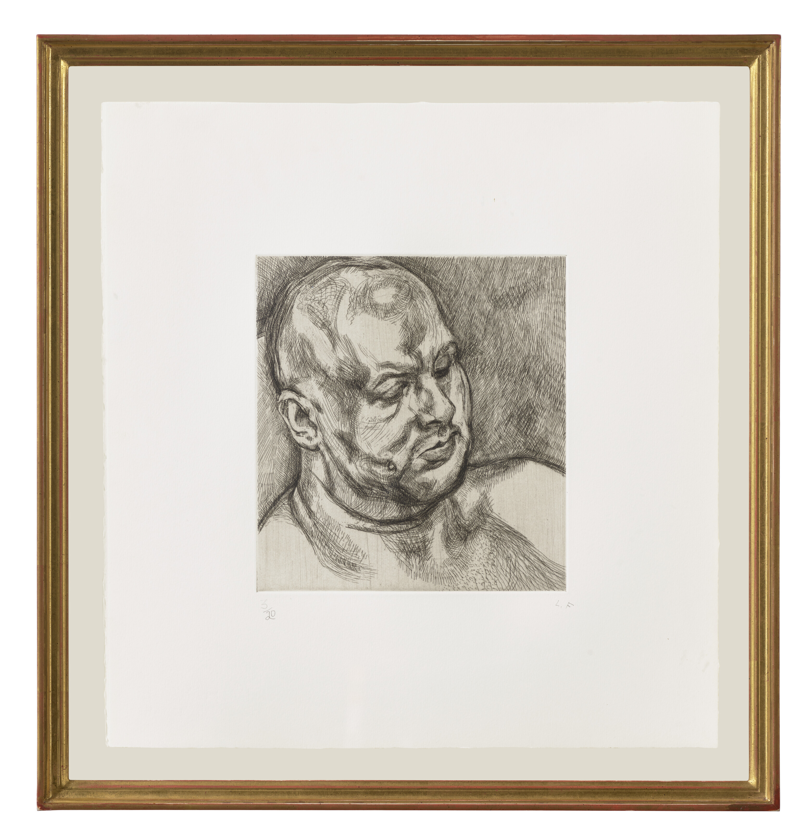 Lucian Freud — Голова мужчины, изображение 2