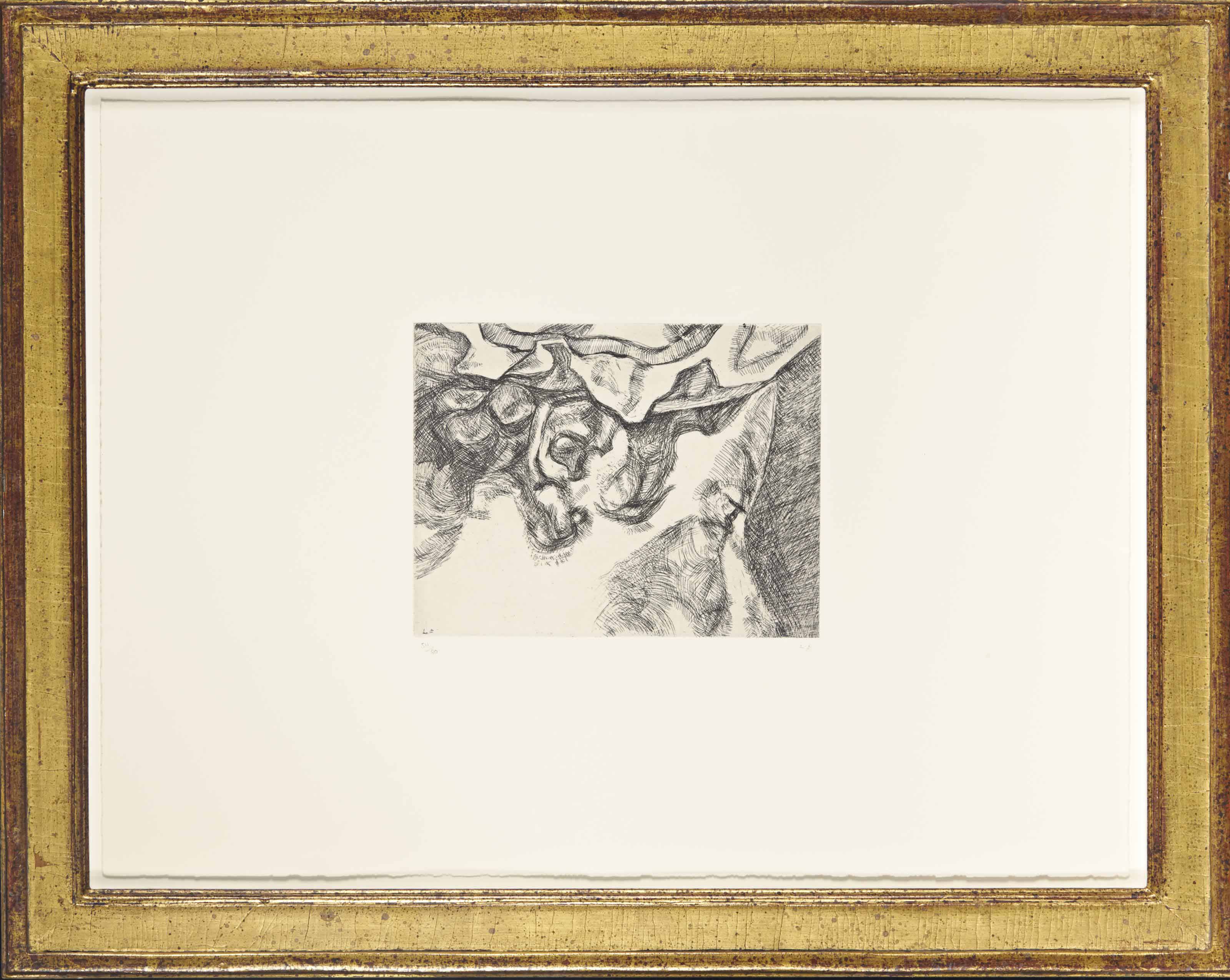 Lucian Freud — После Шардена (маленькая тарелочка)