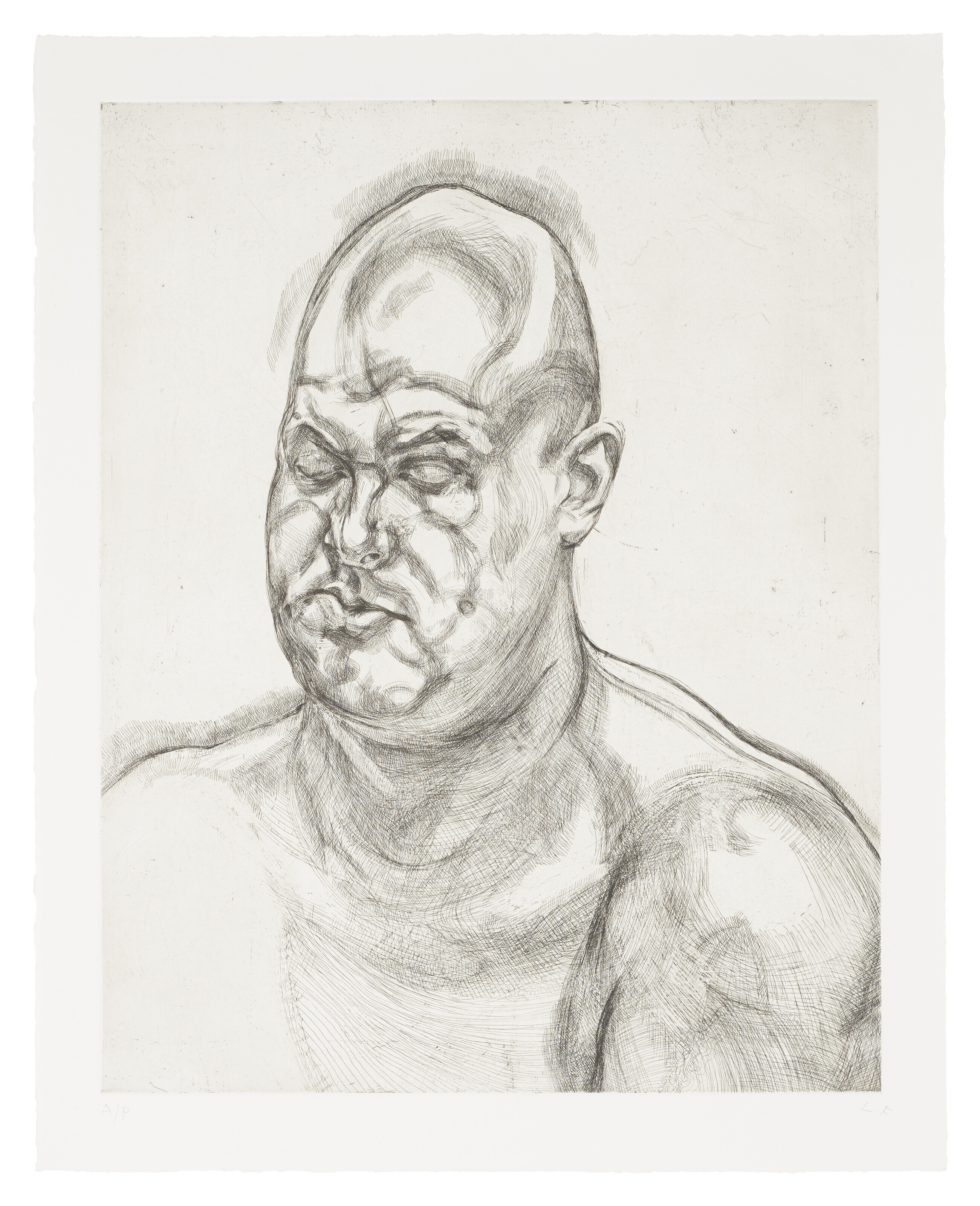 Lucian Freud — Большая голова