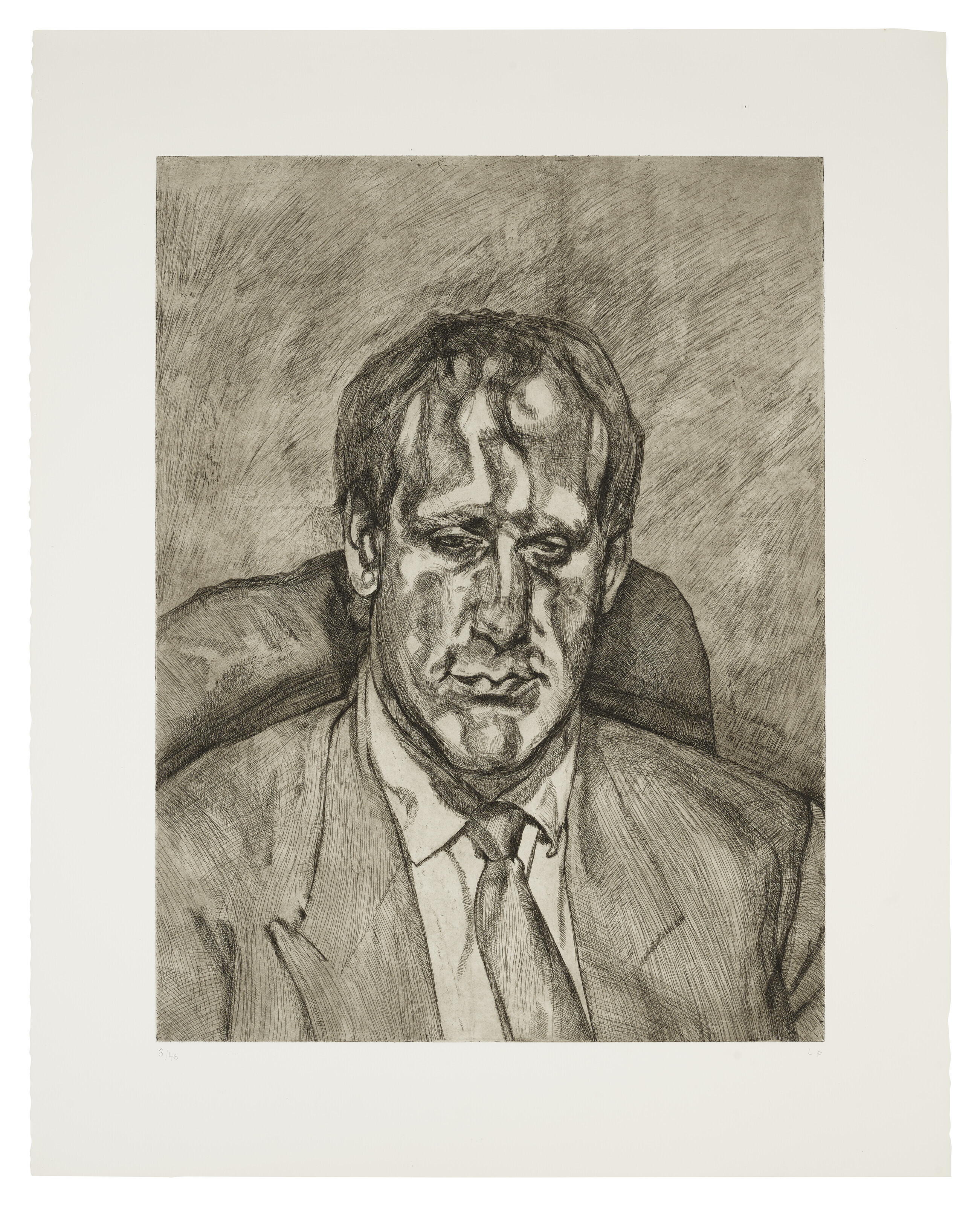 Lucian Freud — Голова ирландца