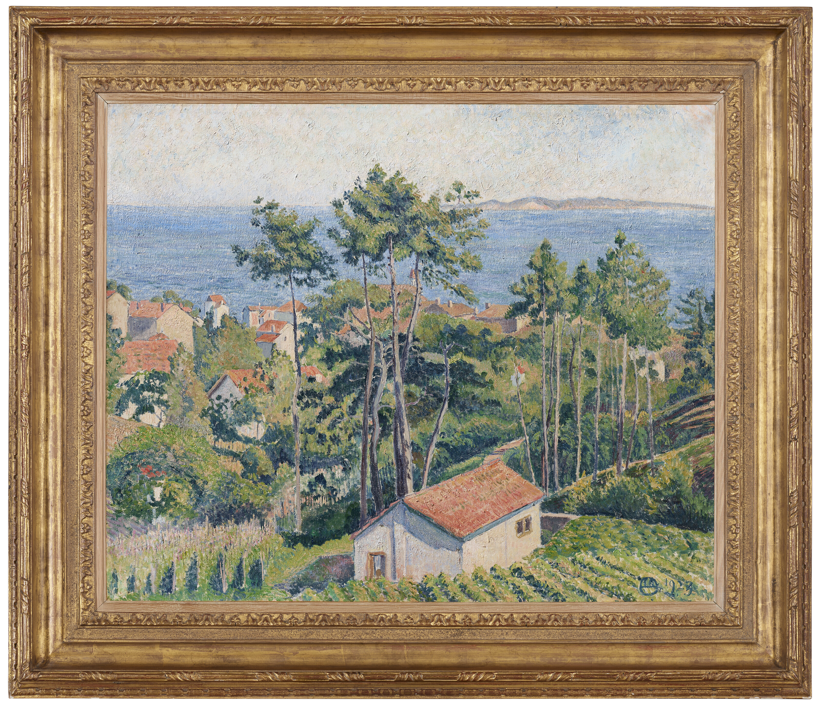 Lucien Pissarro — Вид Лаванды на голубое море, изображение 2