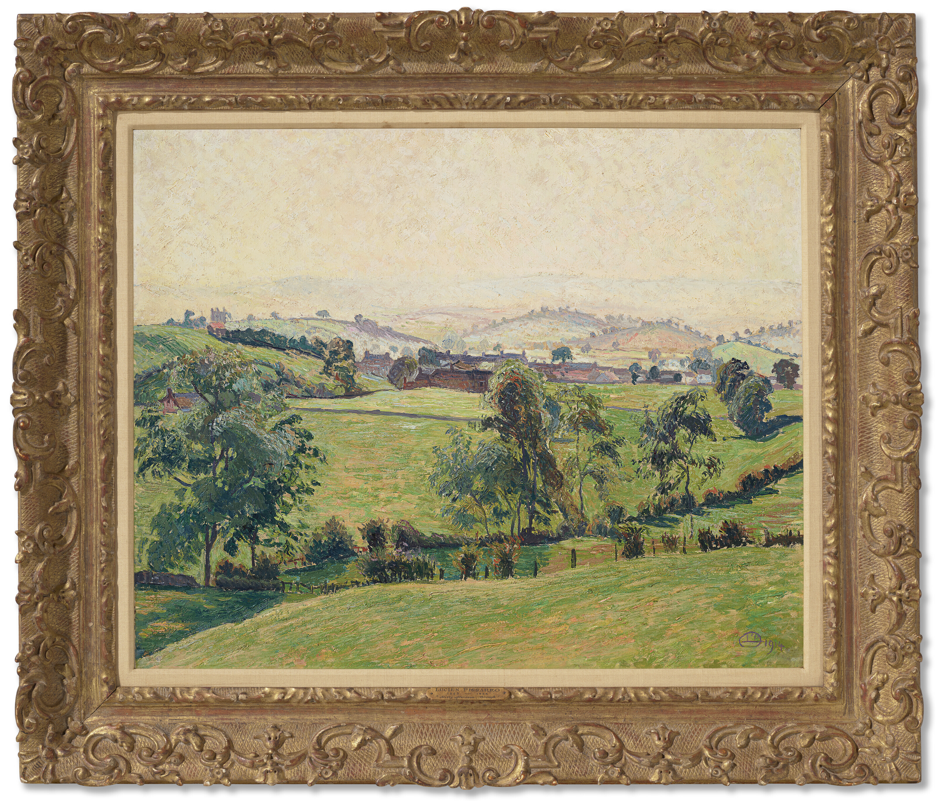 Lucien Pissarro — Броу, Туманный полдень, изображение 2