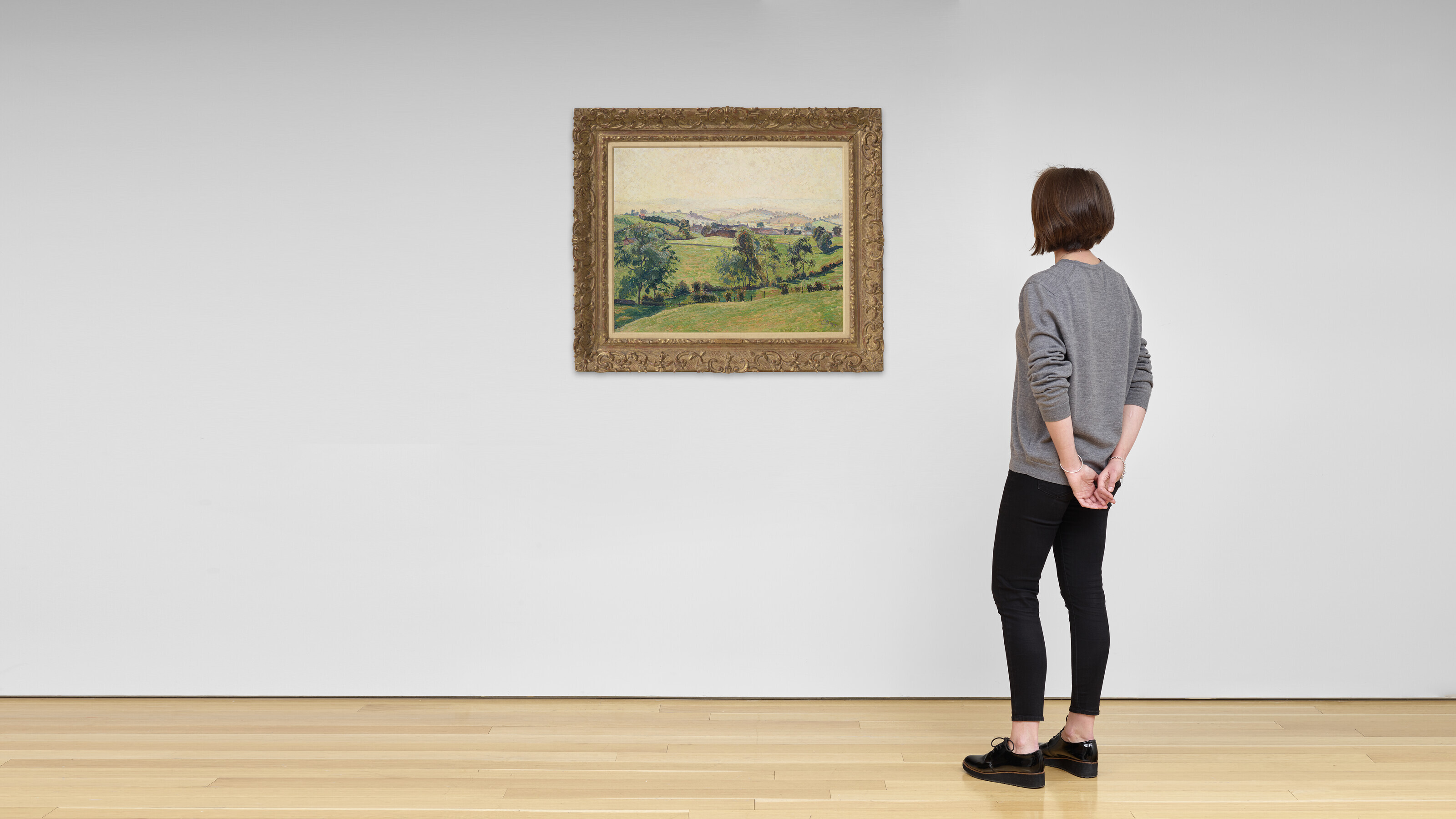 Lucien Pissarro — Броу, Туманный полдень, изображение 4