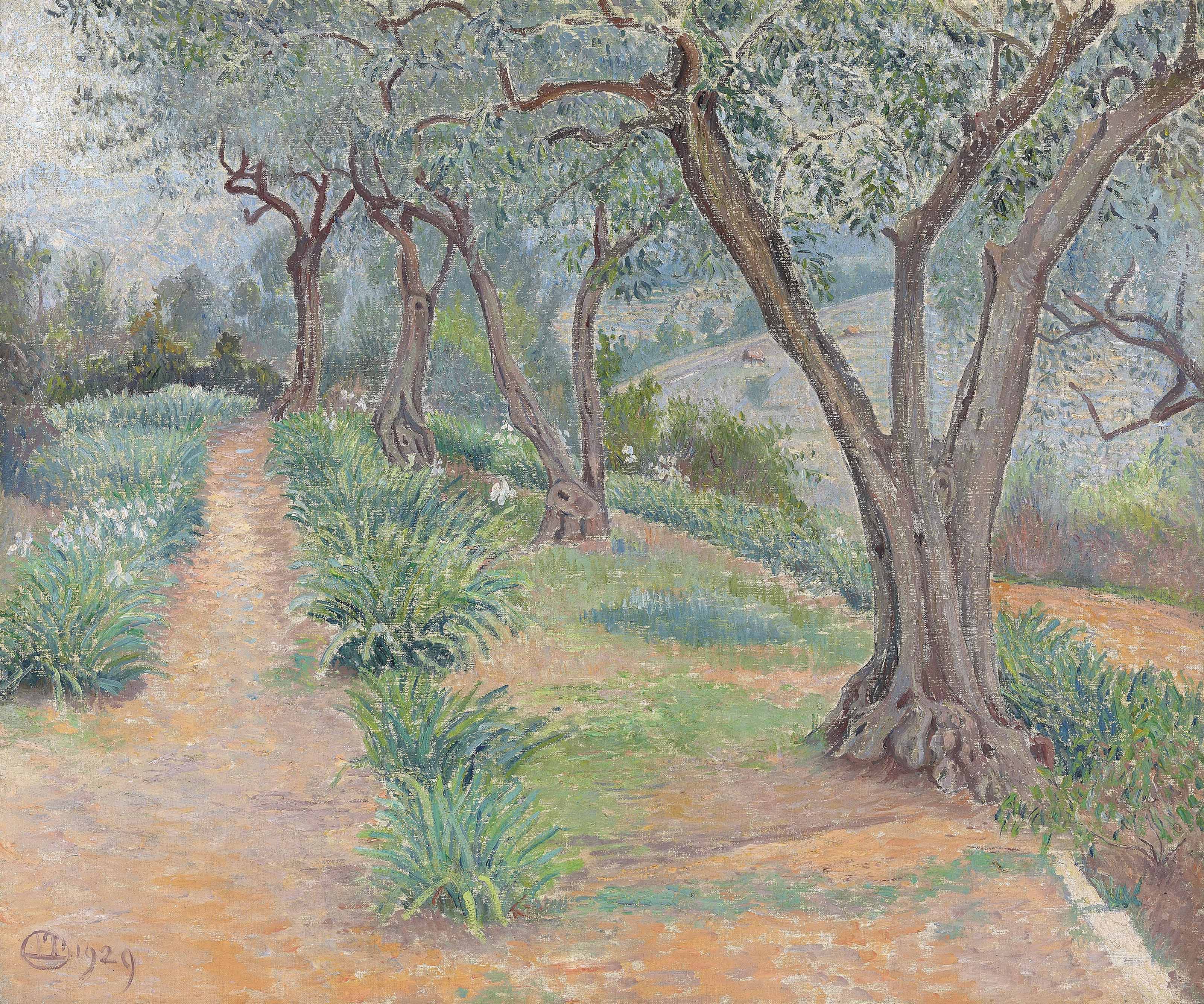Lucien Pissarro — Ле-Оливье, Темпс-Гри, Тулон