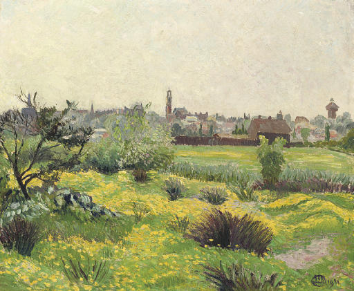 Lucien Pissarro — Лютики, Колчестер