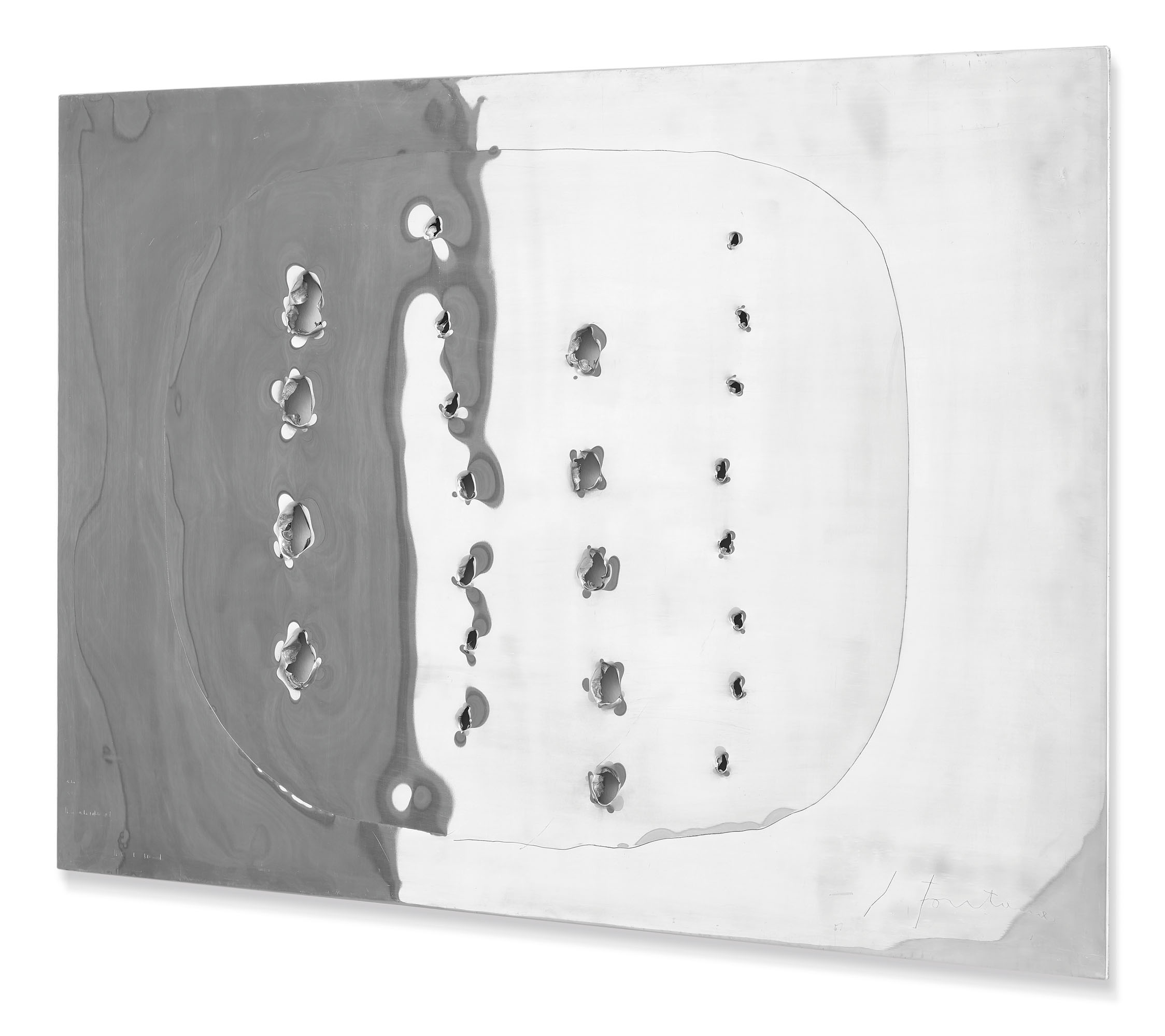 Lucio Fontana — Кончетто в напряжении, изображение 2