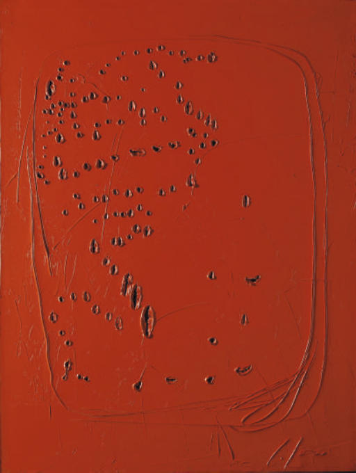 Lucio Fontana — Кончетто в напряжении