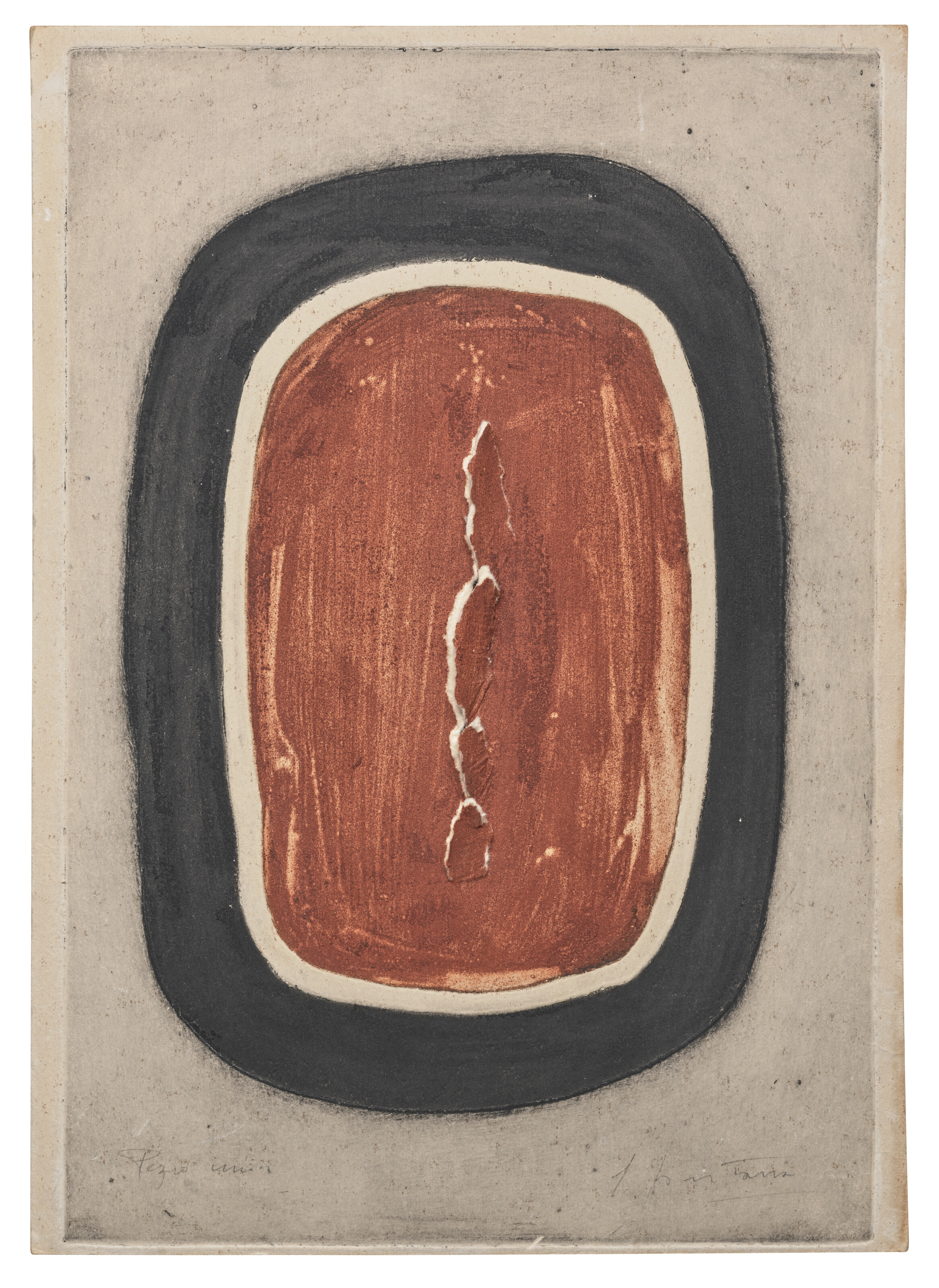 Lucio Fontana — Кончетто в напряжении, изображение 2