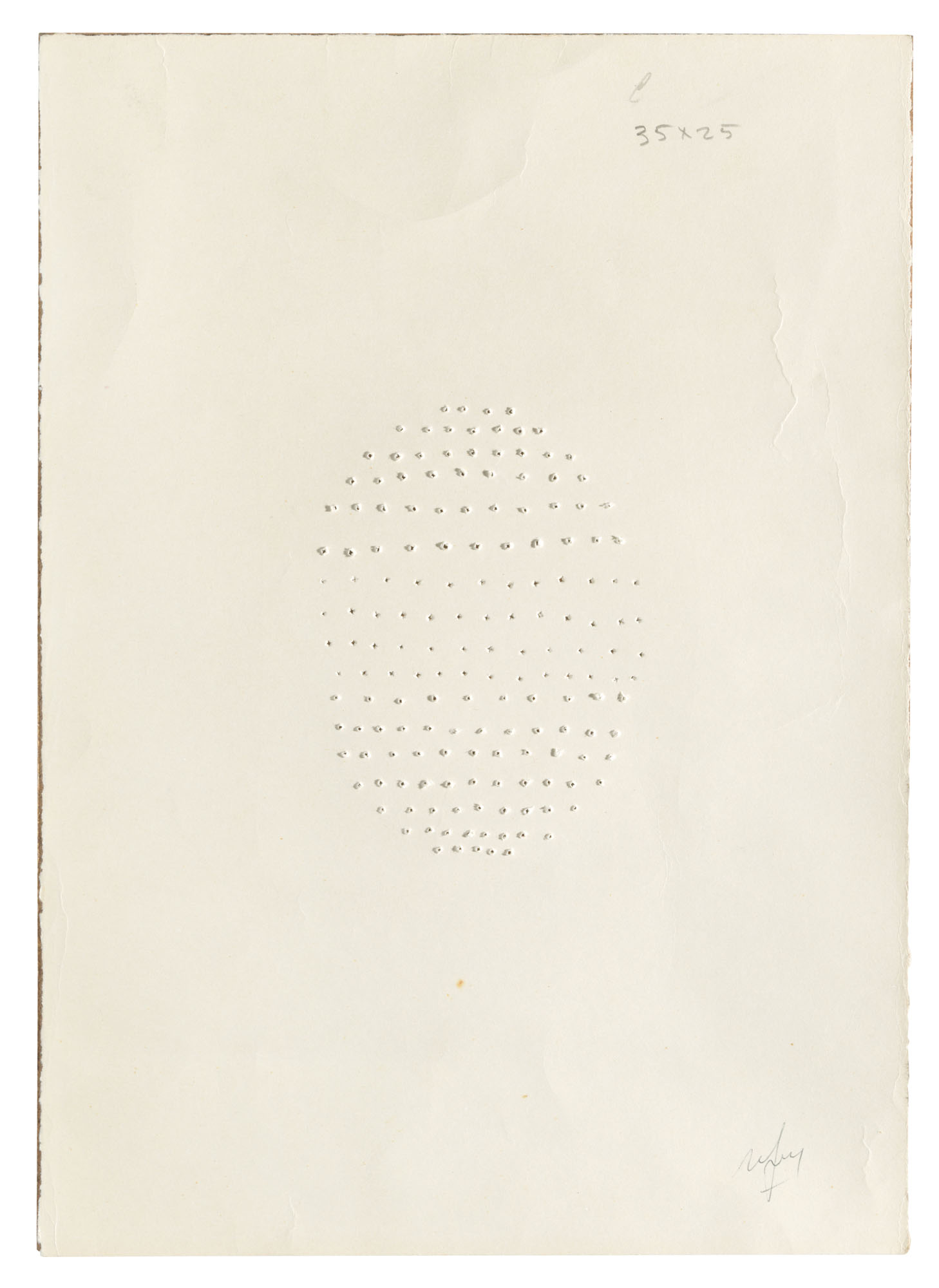 Lucio Fontana — Кончетто в напряжении, изображение 2