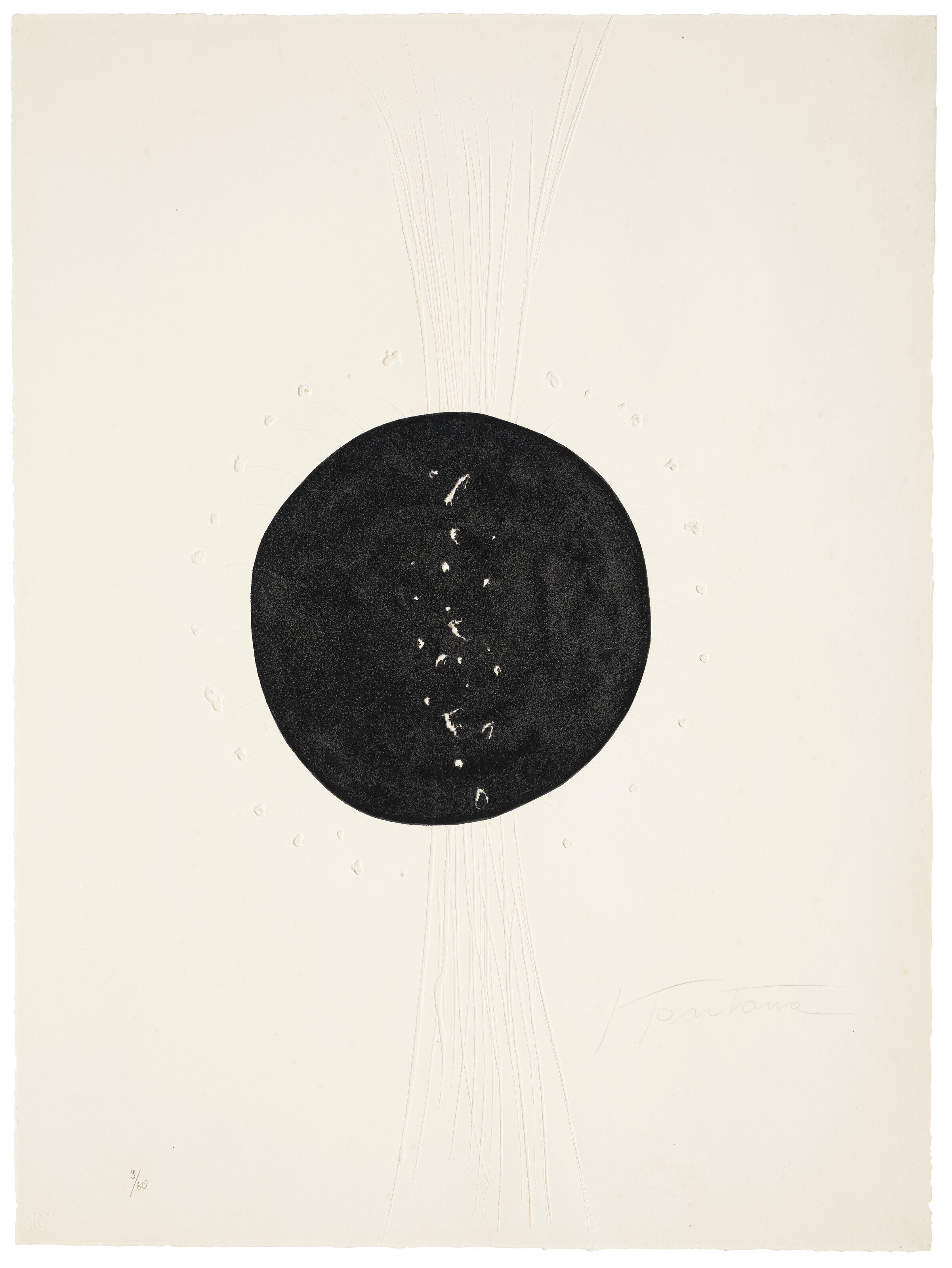 Lucio Fontana — 6 Оригинальных надрезов, изображение 4
