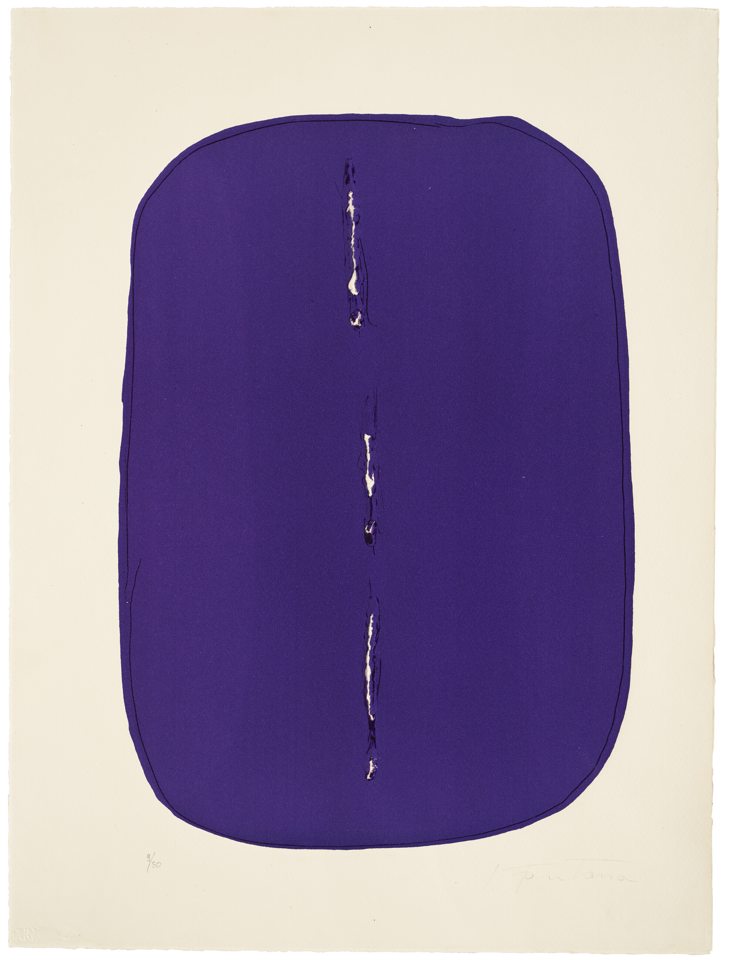 Lucio Fontana — 6 Оригинальных надрезов, изображение 5