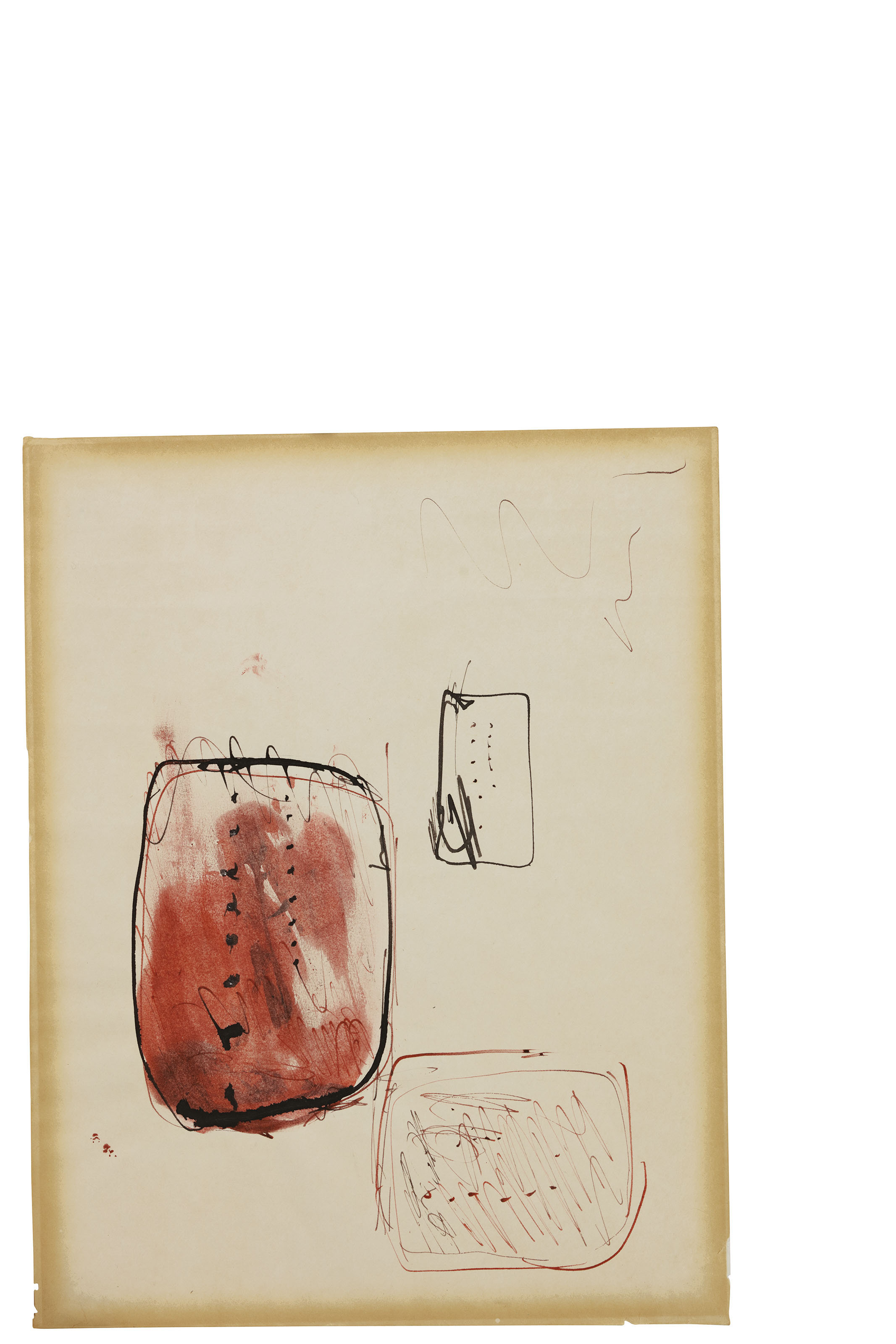 Lucio Fontana — Studi per Concetto spaziale (Учеба для Кончетто спазиале), изображение 3