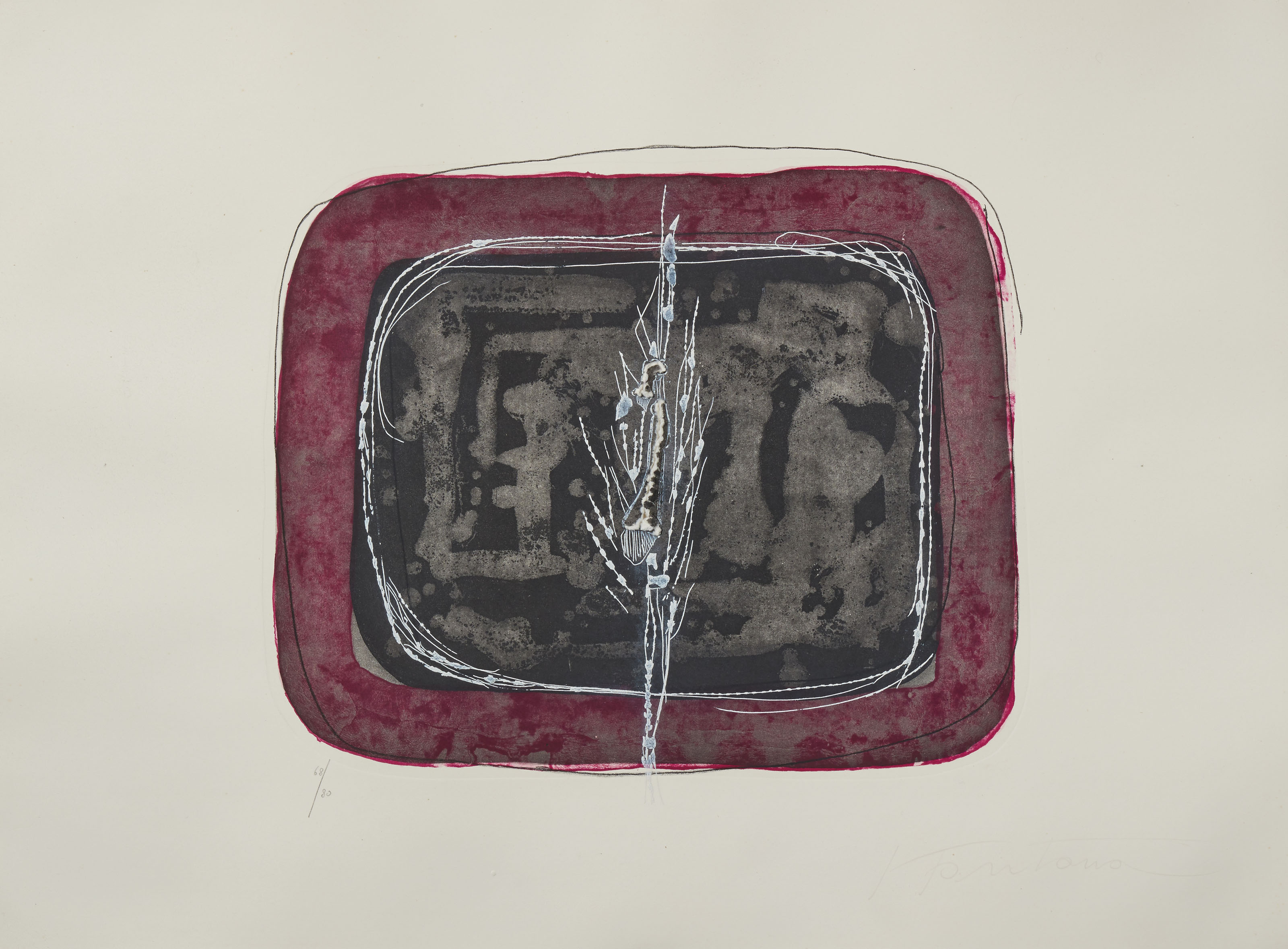 Lucio Fontana — Кончетто в напряжении