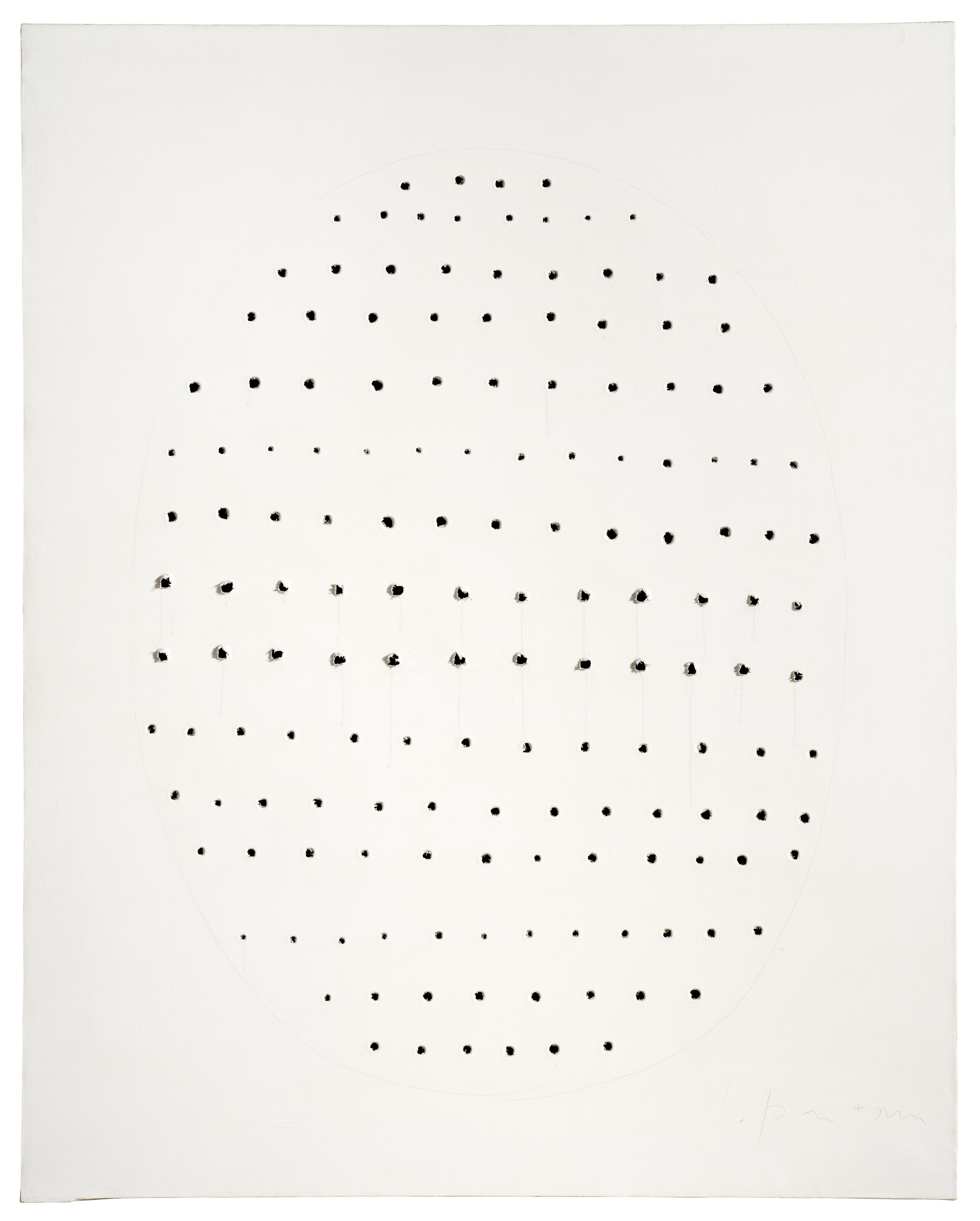 Lucio Fontana — Кончетто в напряжении