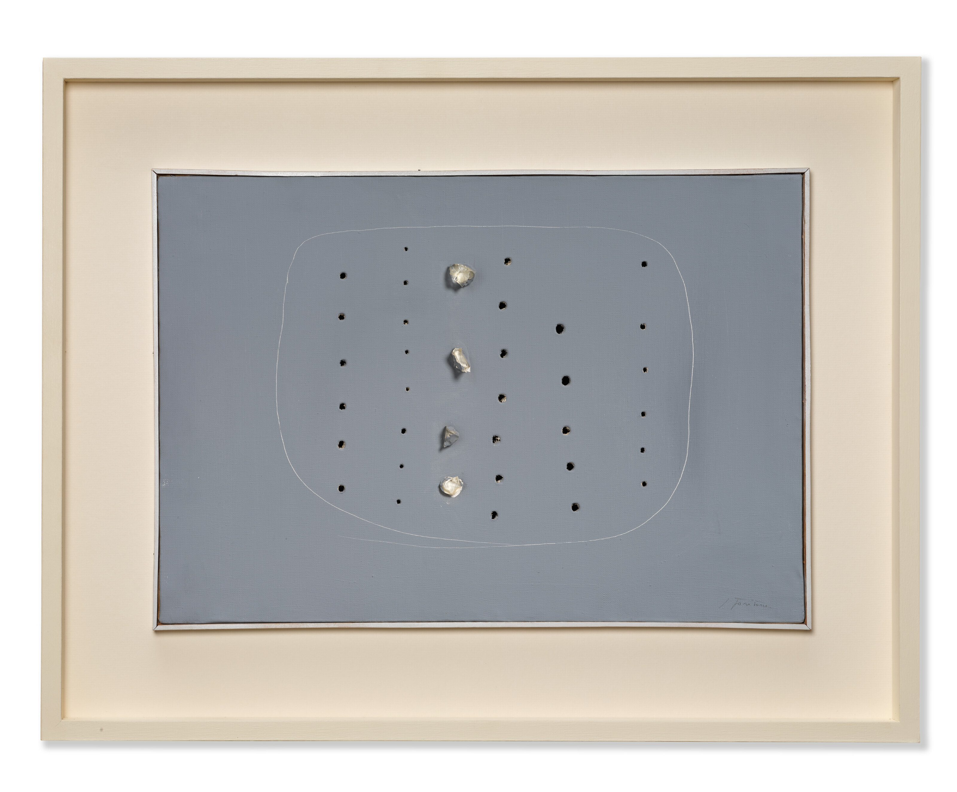 Lucio Fontana — Кончетто в напряжении, изображение 2