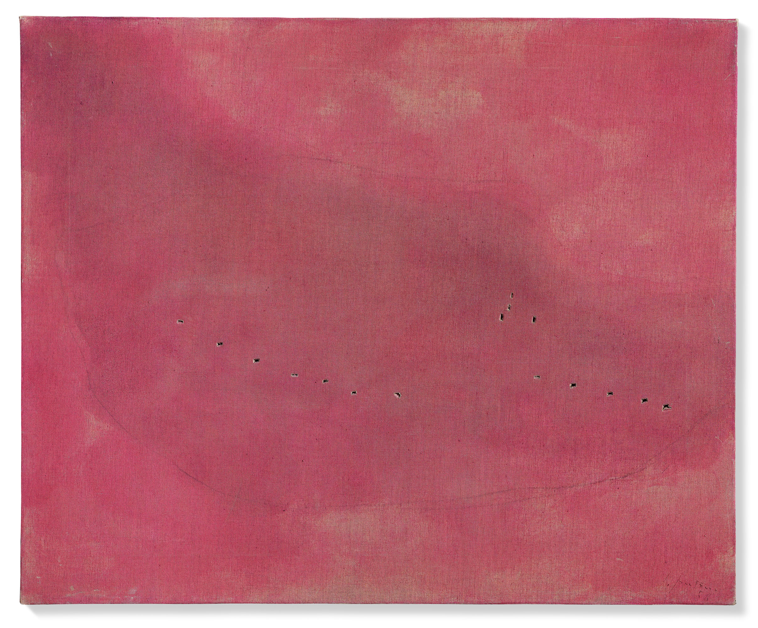 Lucio Fontana — Кончетто в напряжении
