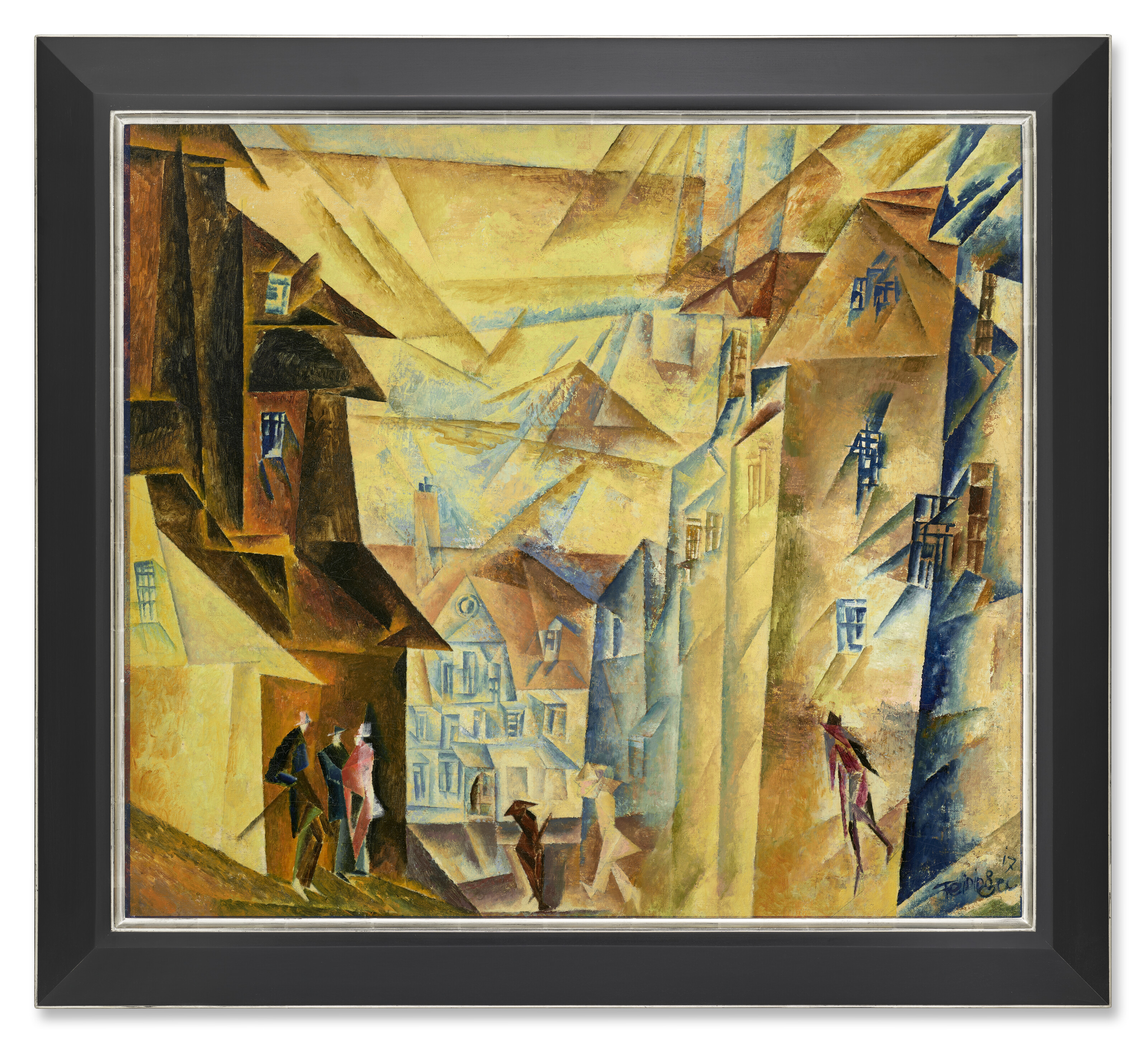 Lyonel Feininger — Внутренняя часть церкви II (За церковью II), изображение 2