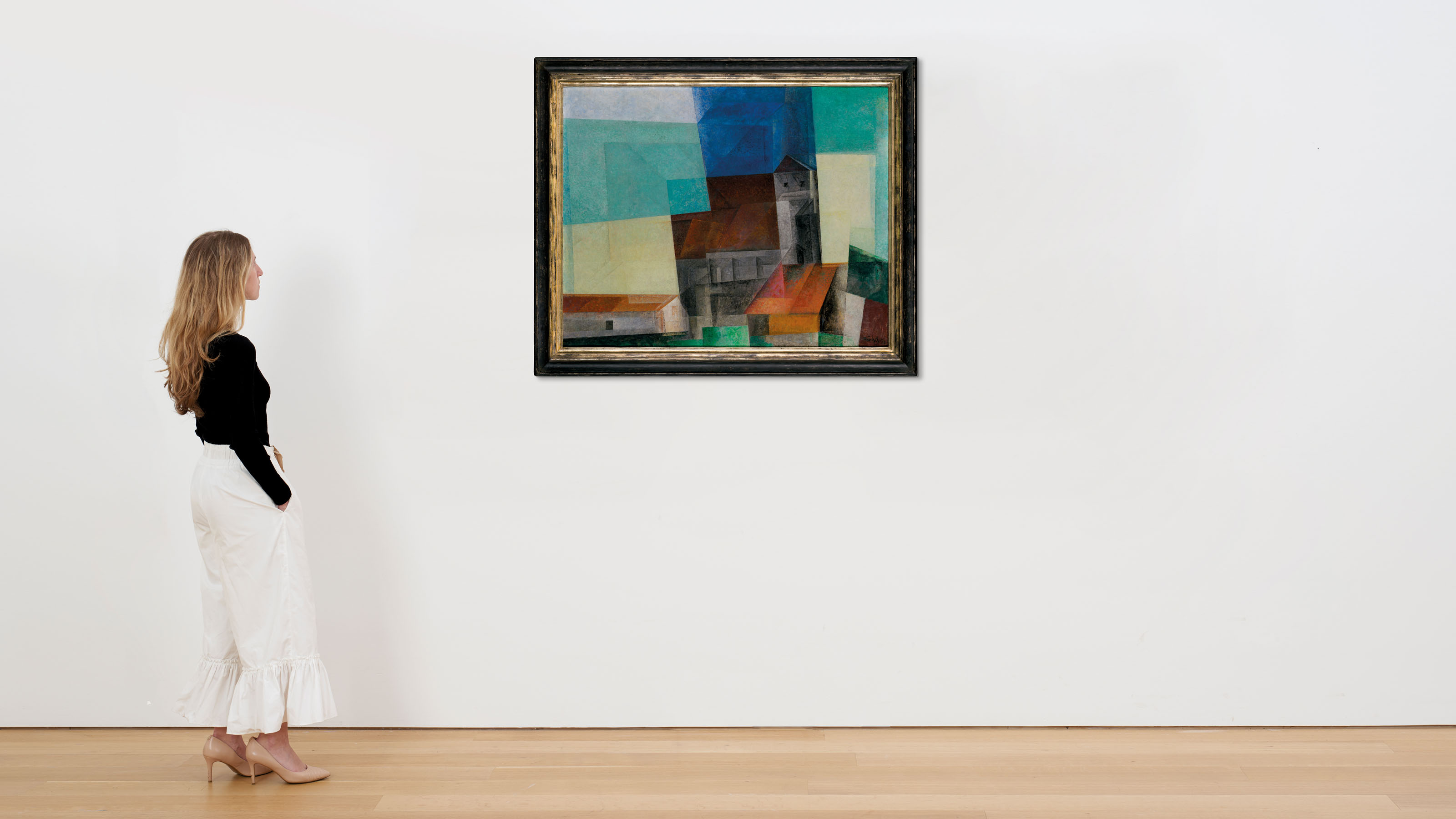 Lyonel Feininger — Главный город Кирхе, изображение 3