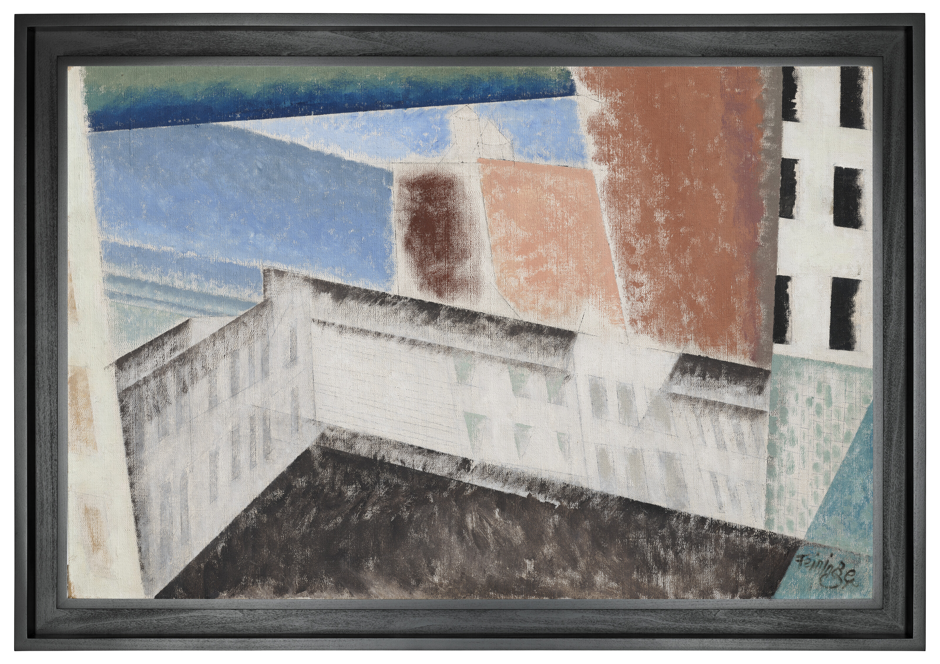 Lyonel Feininger — Нью-Йоркская архитектурная композиция I, изображение 2