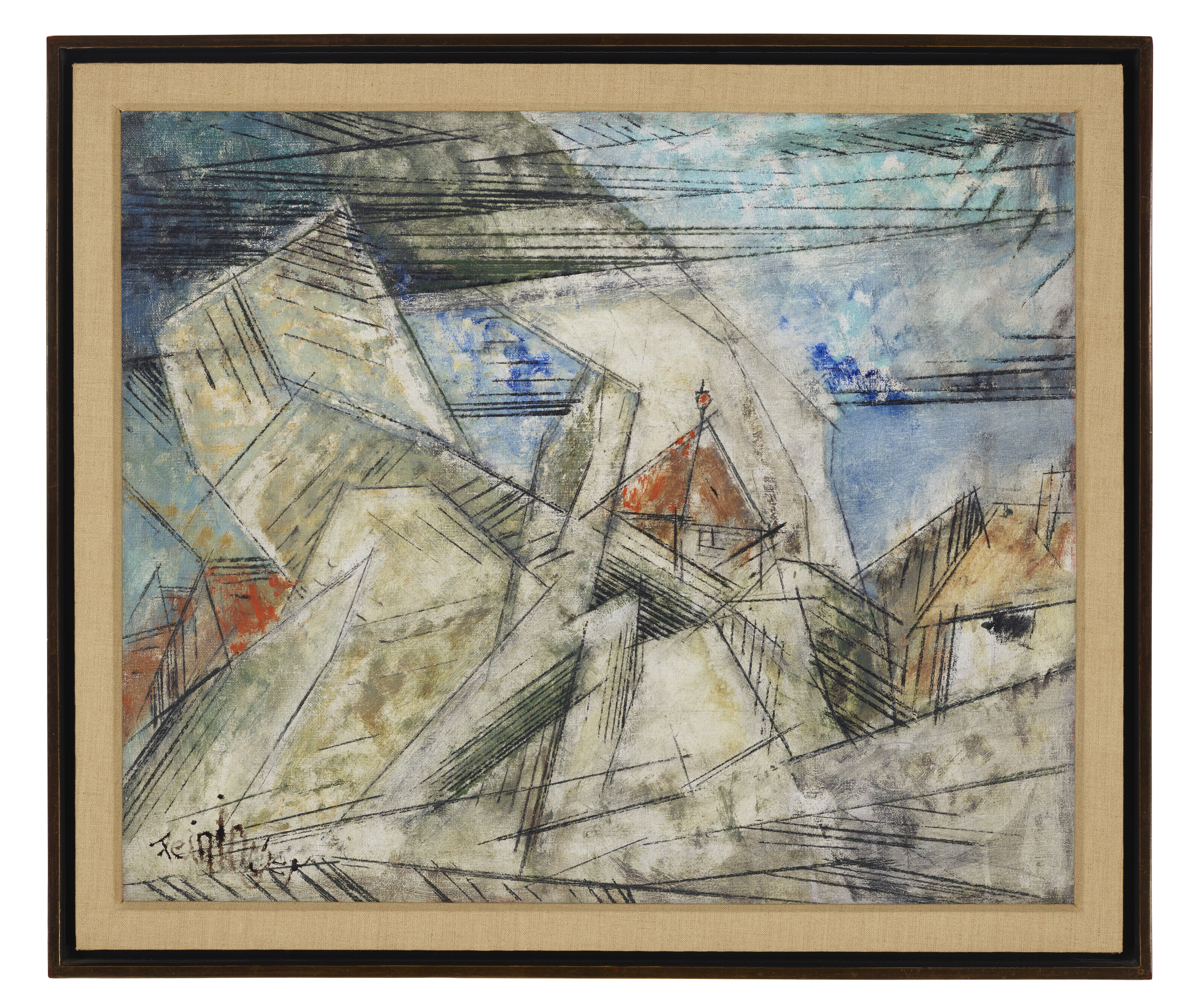 Lyonel Feininger — Скрытая деревня, изображение 3