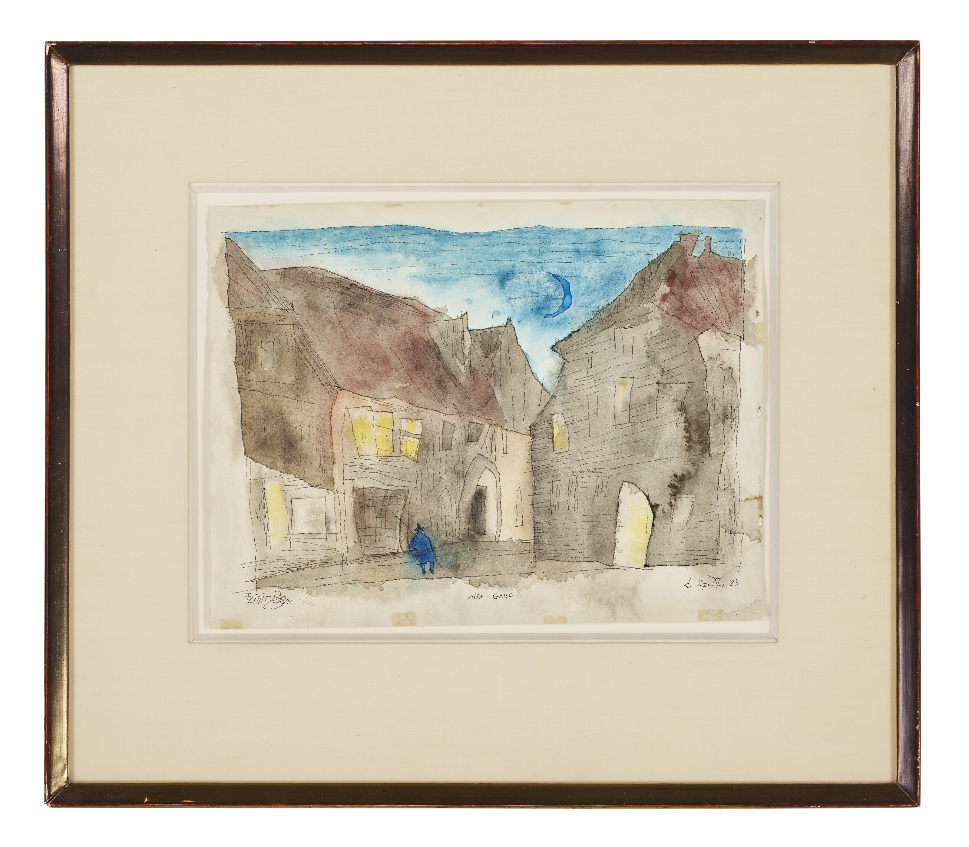 Lyonel Feininger — Старый Газс, изображение 2