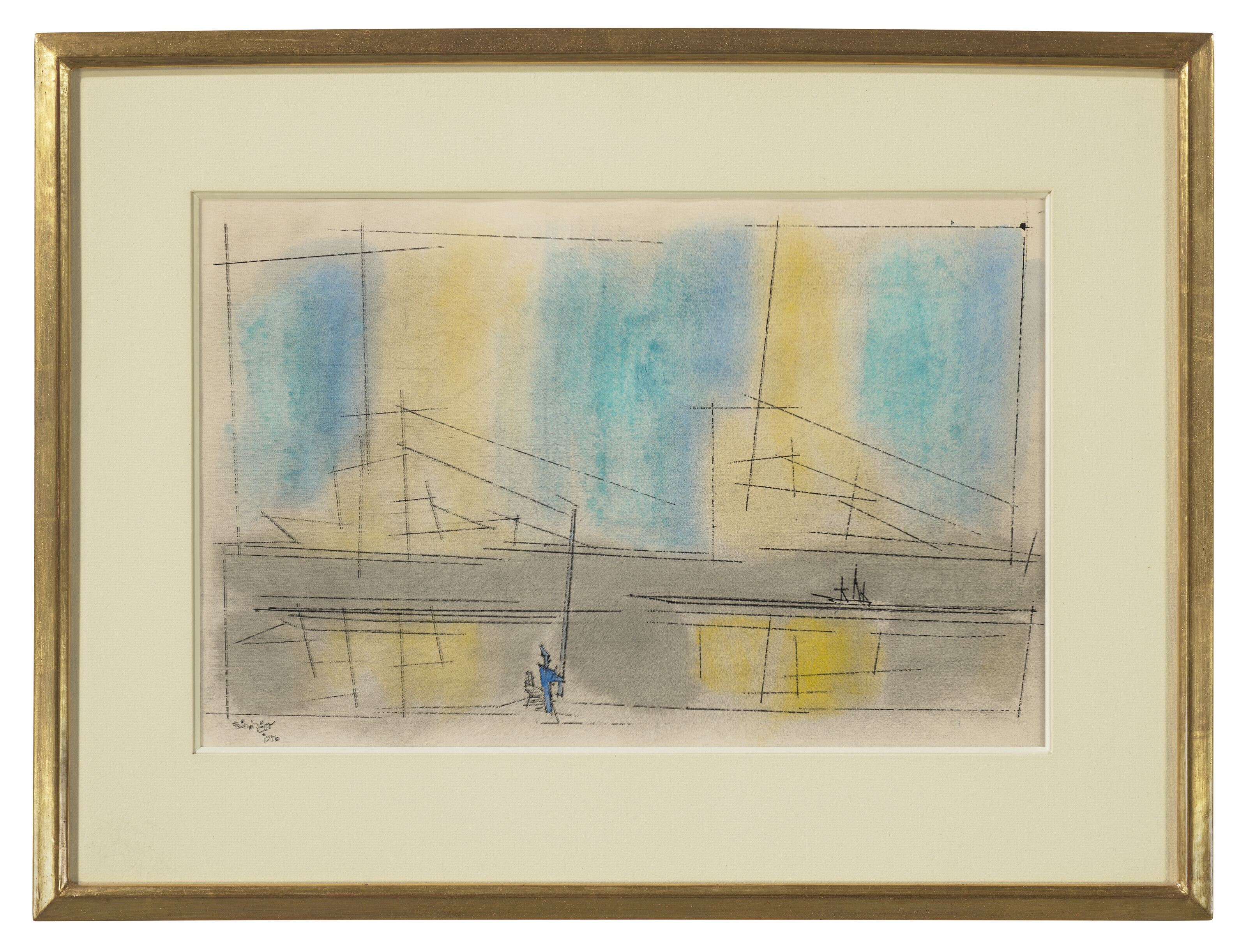 Lyonel Feininger — "Вертикально - горизонтальный", изображение 2