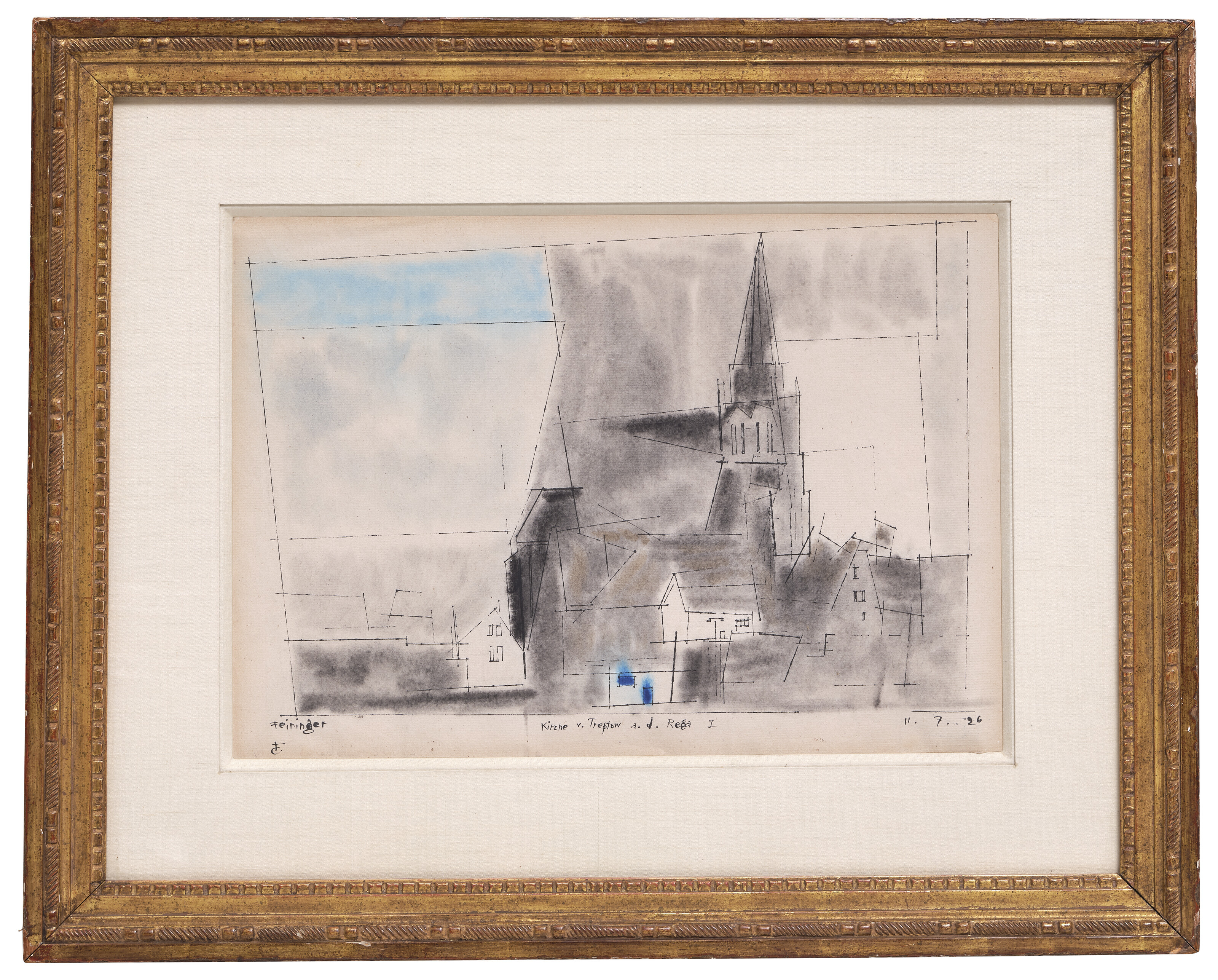 Lyonel Feininger — Кирхе фон Трептов-ан-дер-Рега I, изображение 2