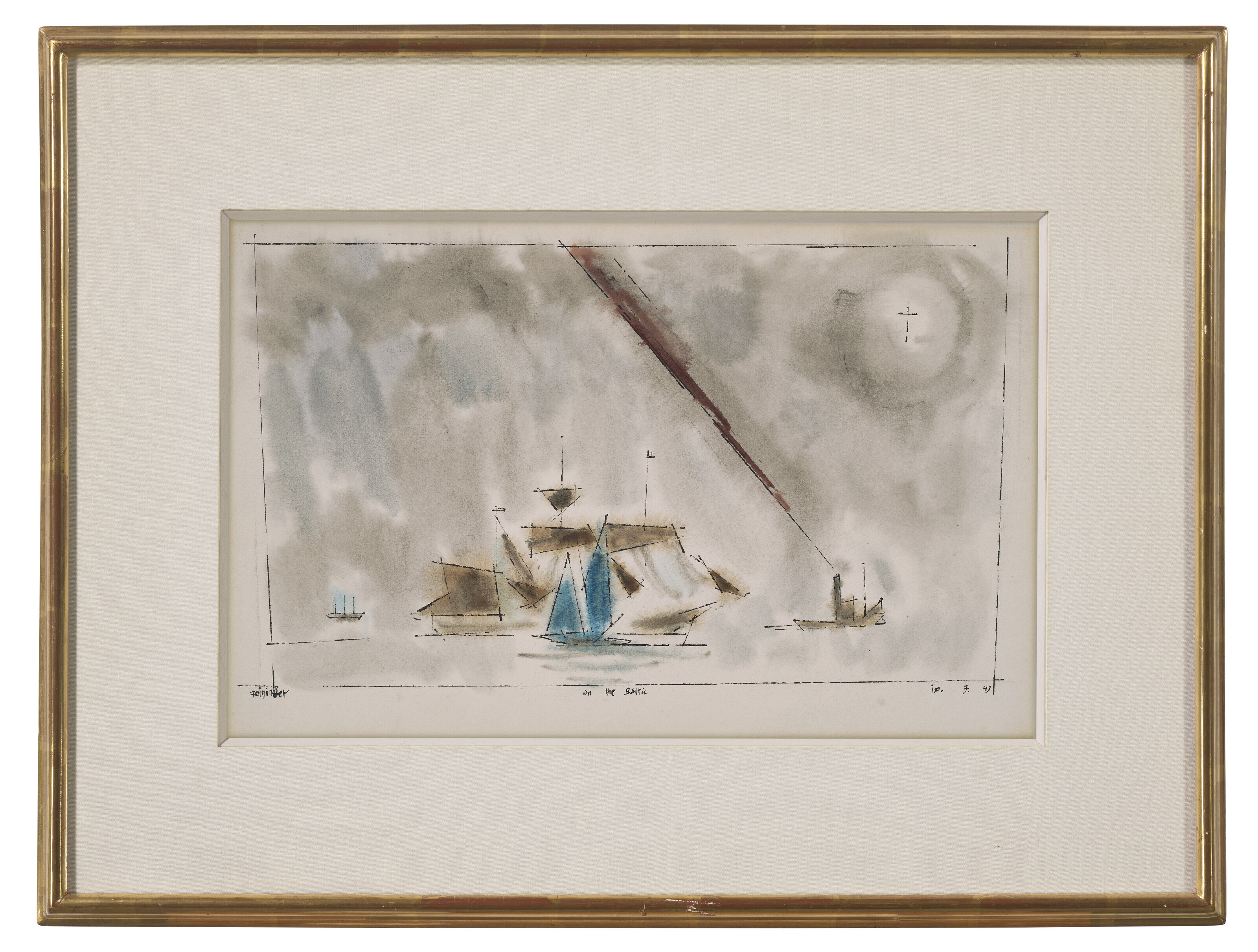 Lyonel Feininger — На Балтийском море, изображение 2