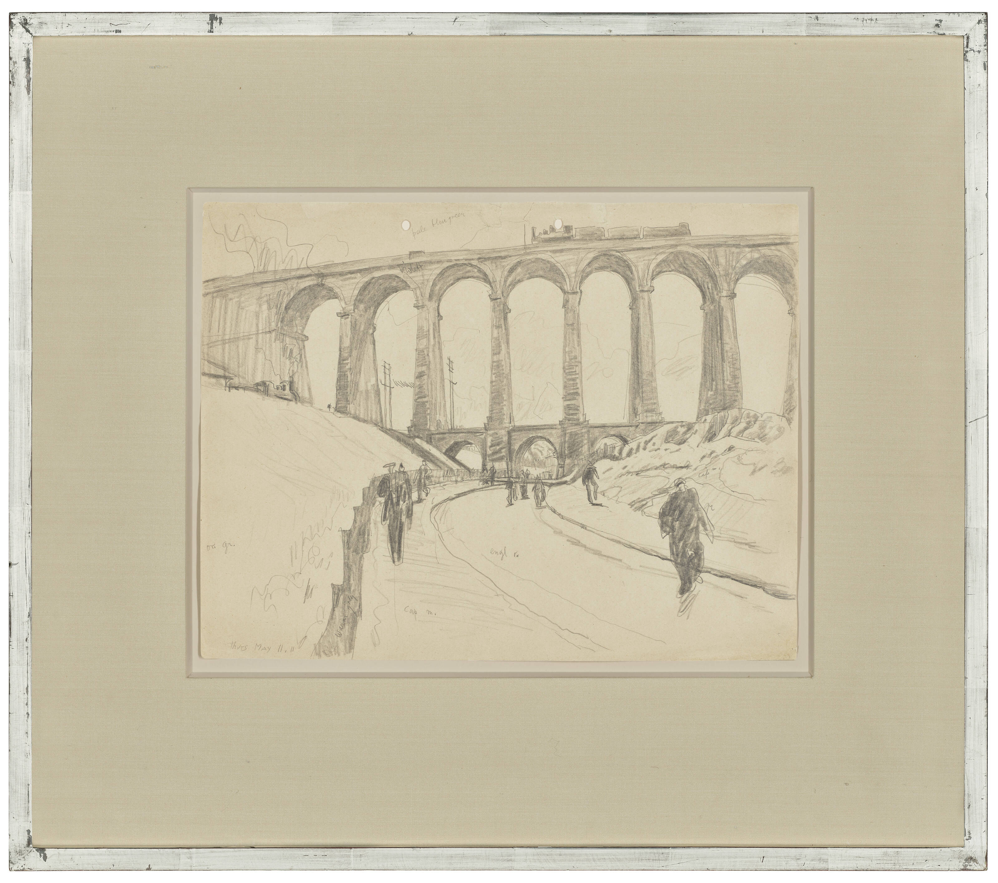 Lyonel Feininger — Виадук в Медоне, изображение 2