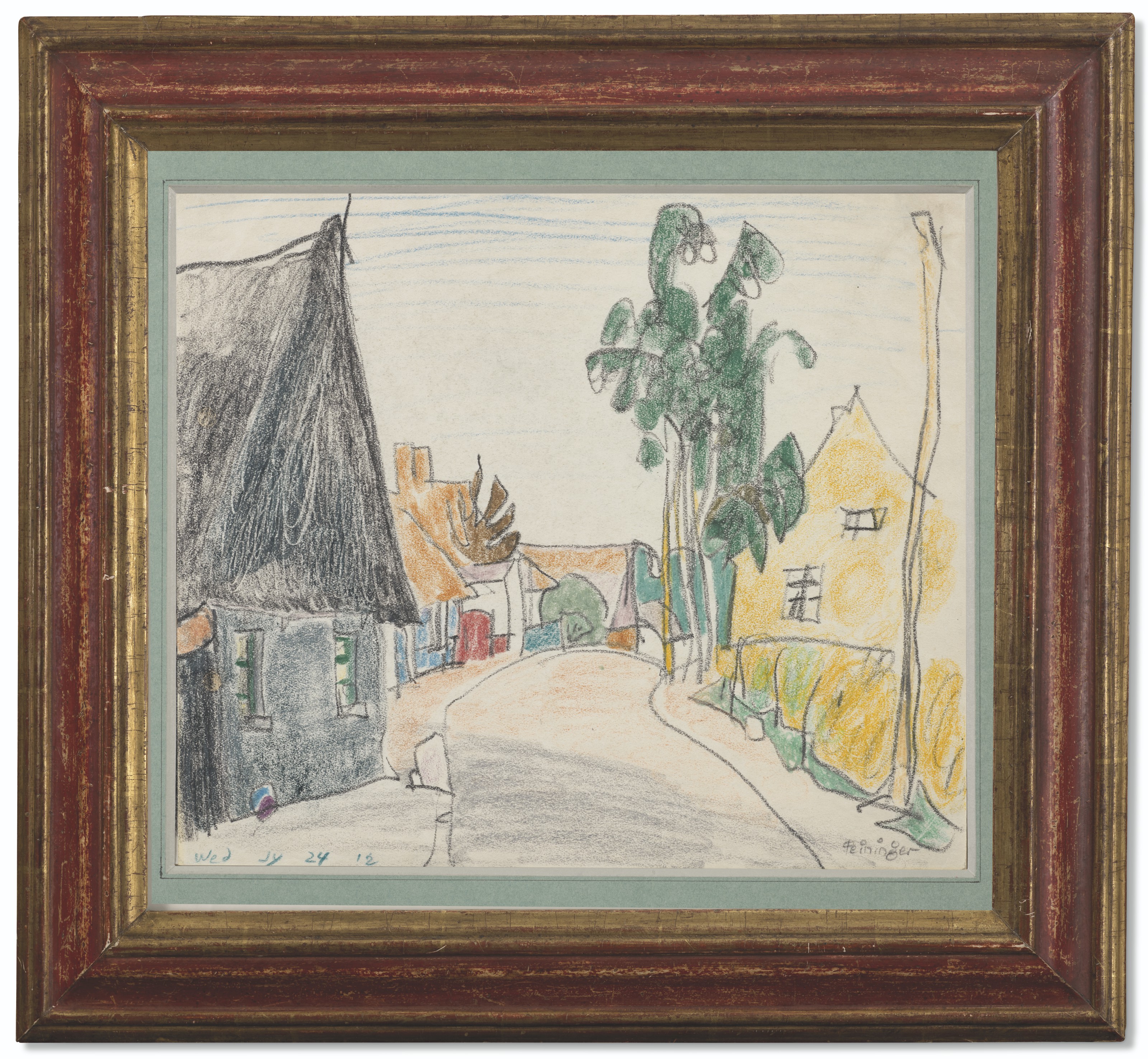 Lyonel Feininger — Улица в деревне, изображение 2
