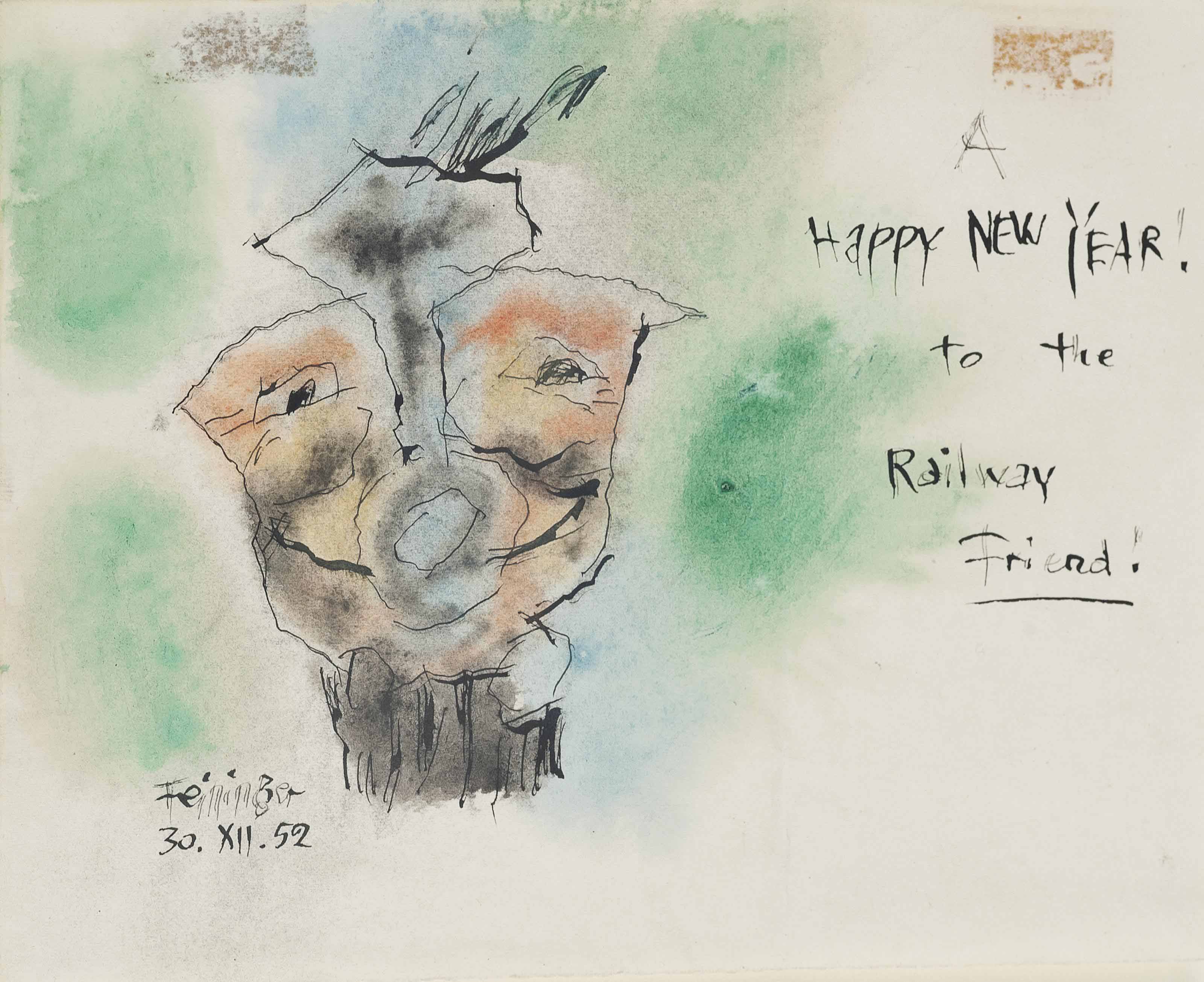 Lyonel Feininger — Ле-поезд