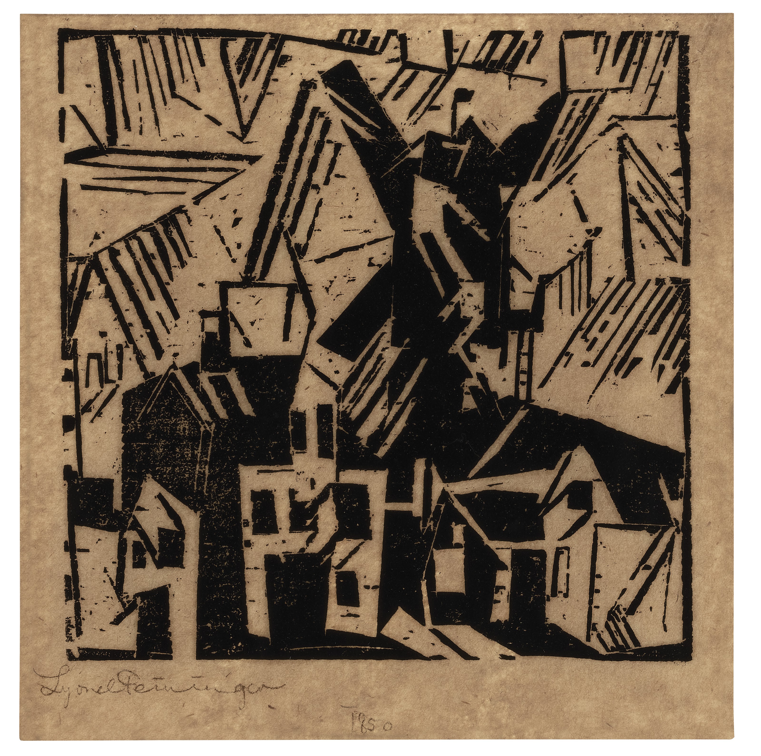 Lyonel Feininger — Виндмюле в Вердере