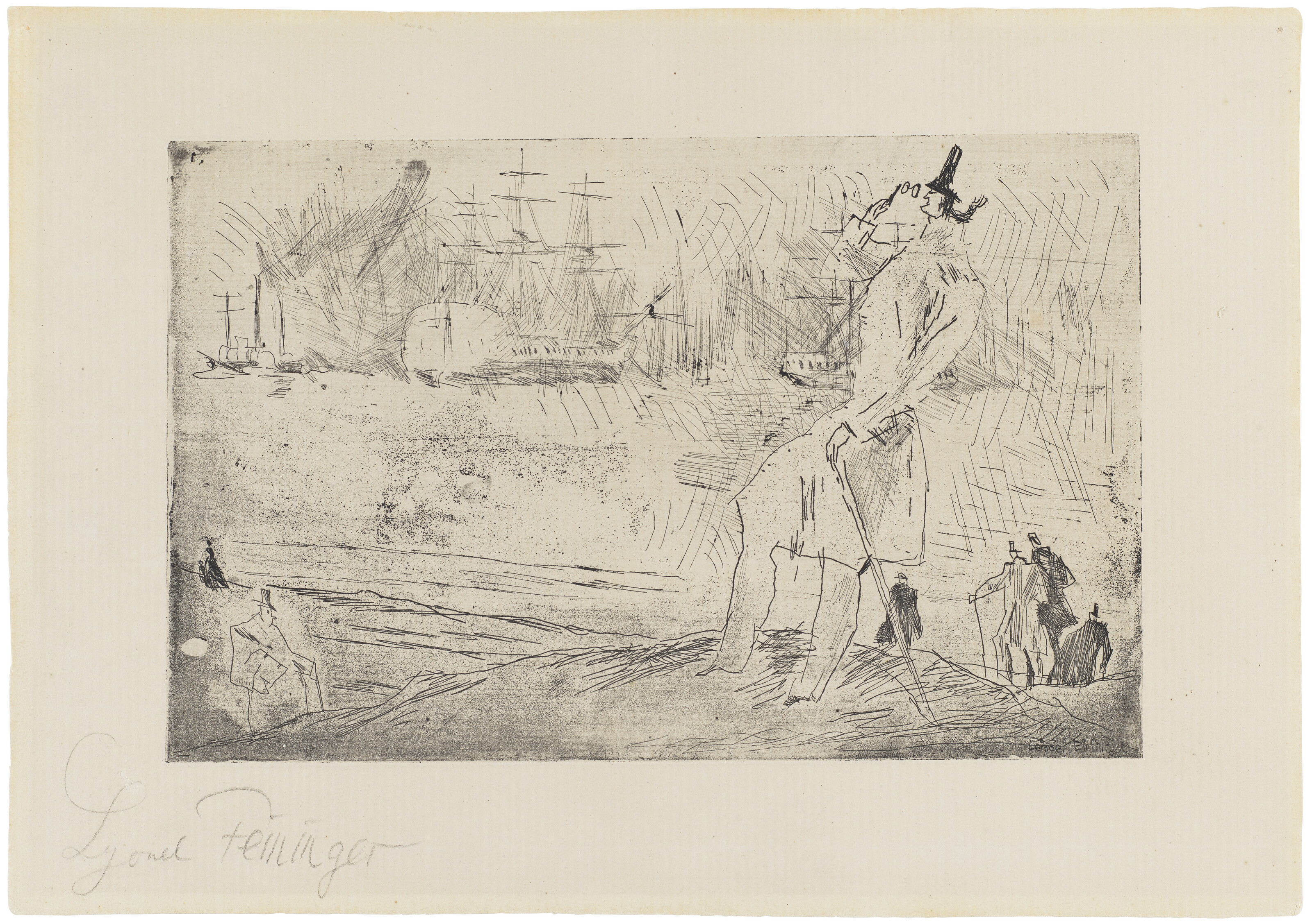 Lyonel Feininger — Дер Ридер (Капер)