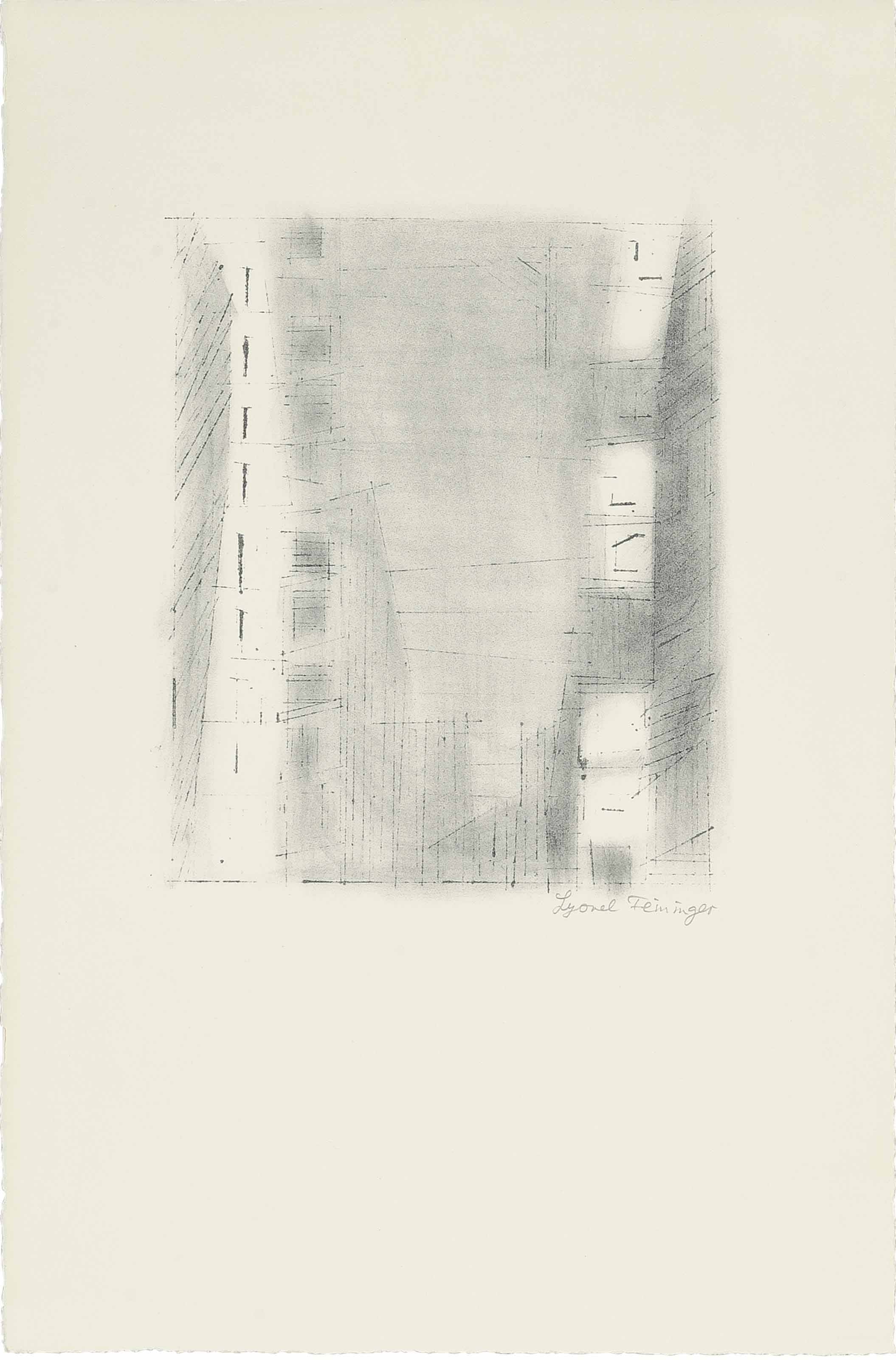 Lyonel Feininger — Манхэттен 3 (2-й камень)