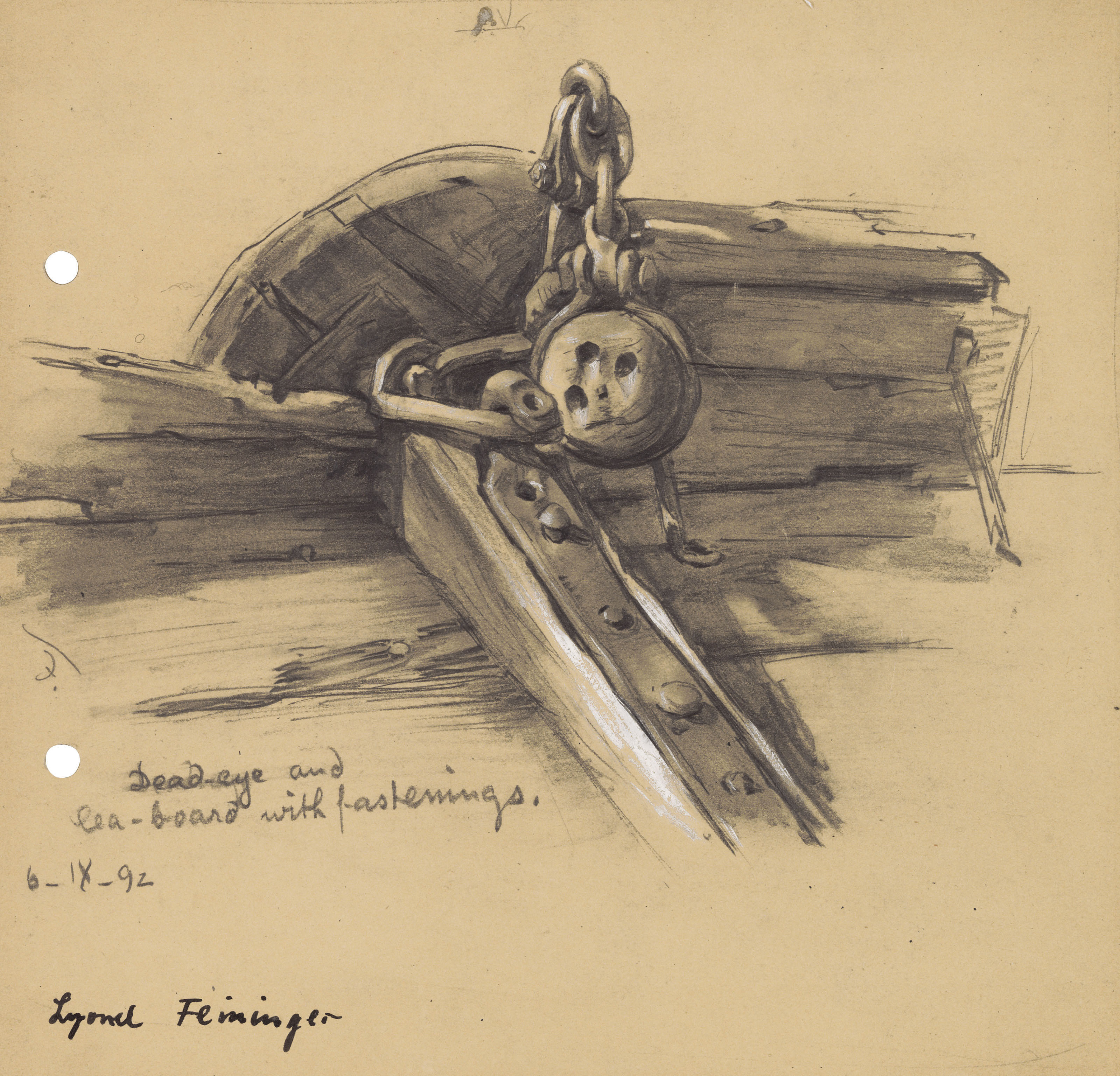 Lyonel Feininger — Фиксатор и подвесная доска с креплениями